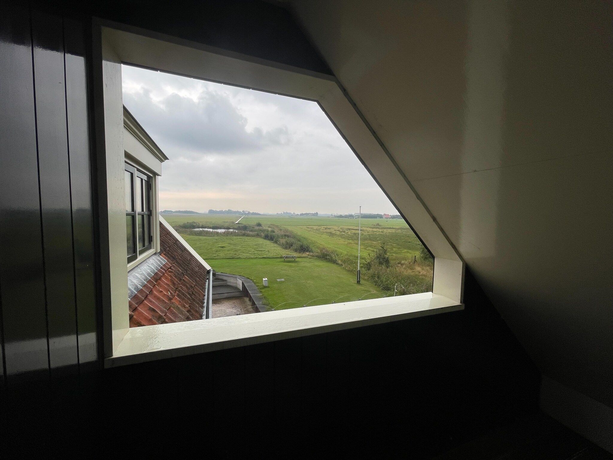 Het uitzicht vanaf Aldubo in Den Burg