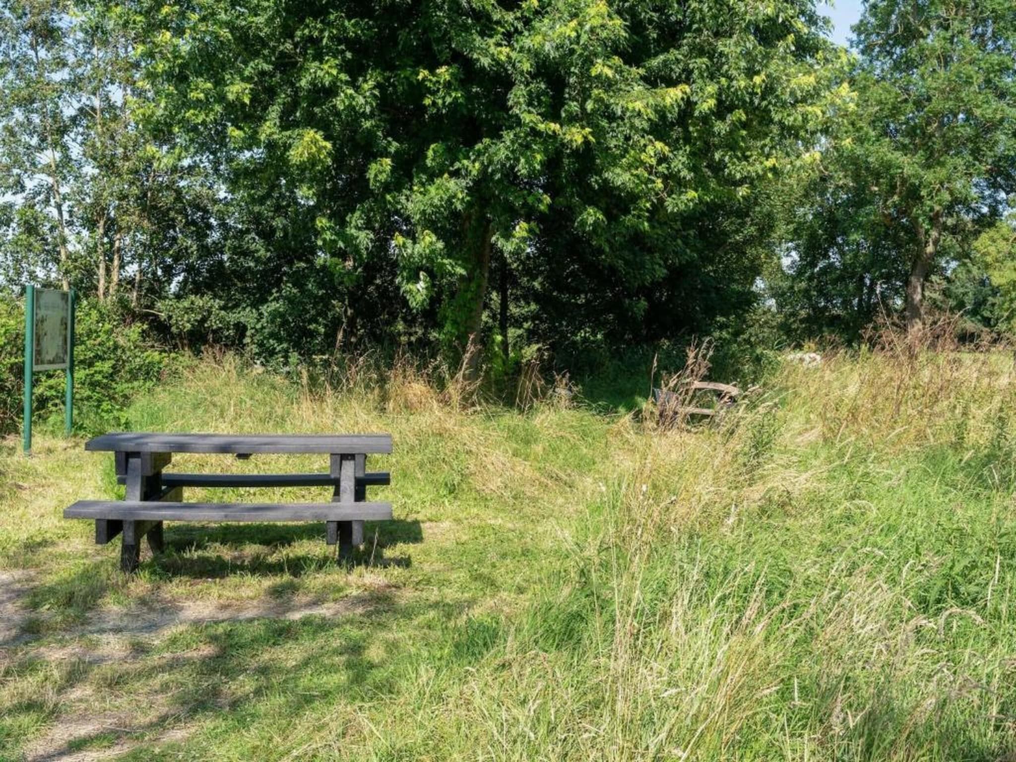 De omgeving van Twee safaritenten "Noflik" & "Gaadlik" naast elkaar in Twijzel