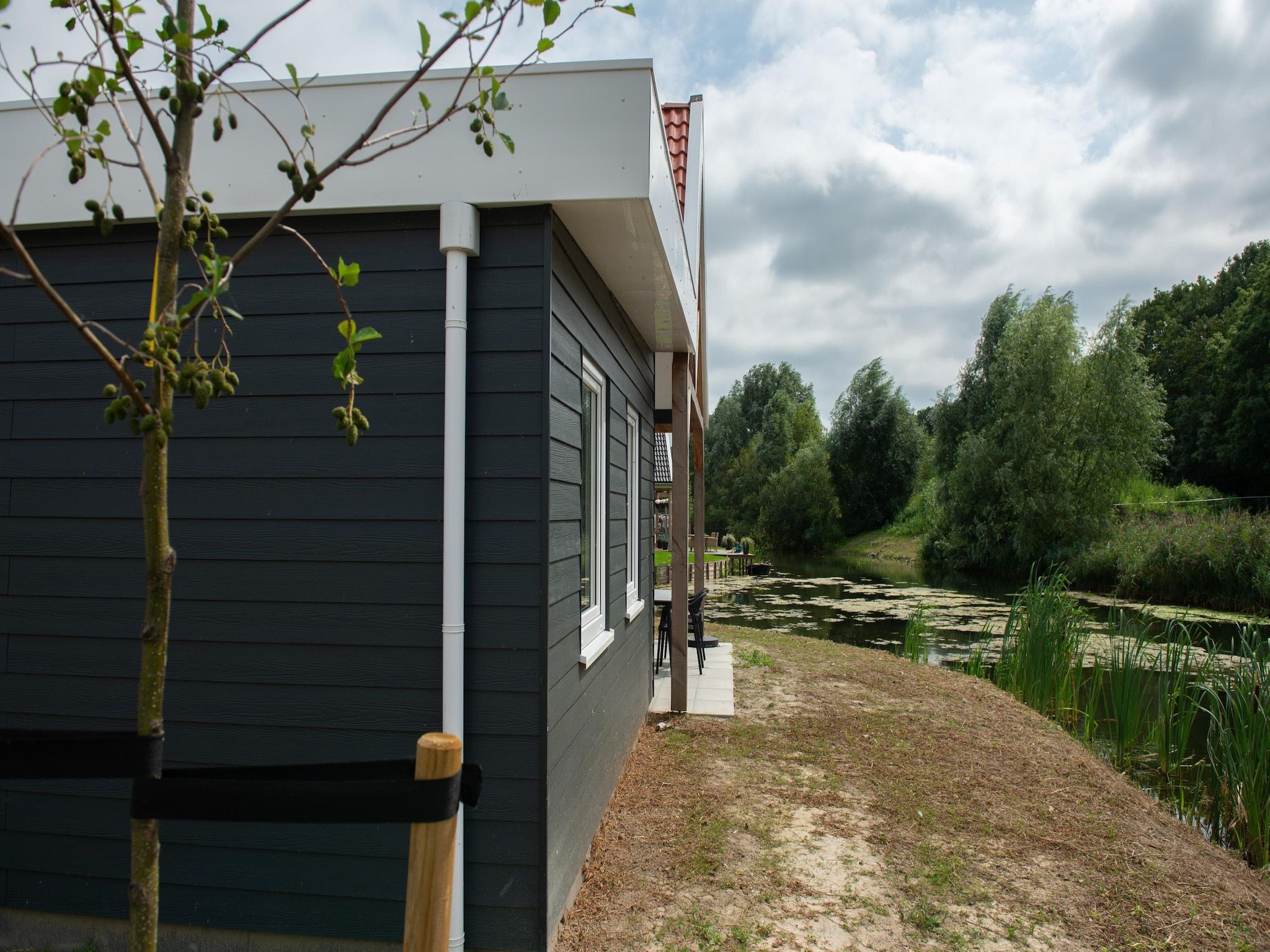De buitenkant van Rietzanger nr 134 in Zuid-Holland