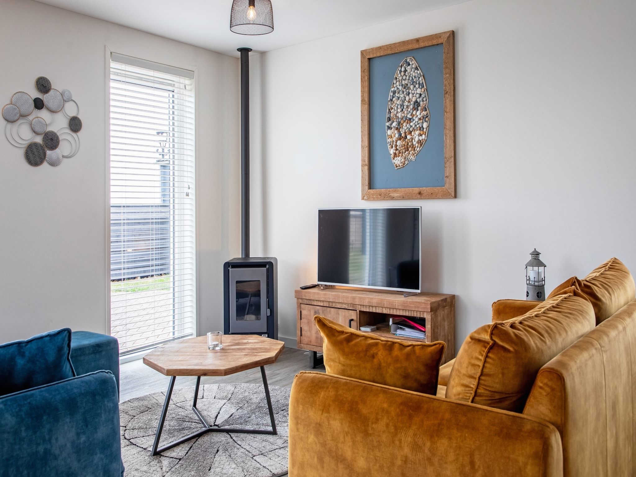 De woonkamer van Wulpenweid 10 in Den Burg