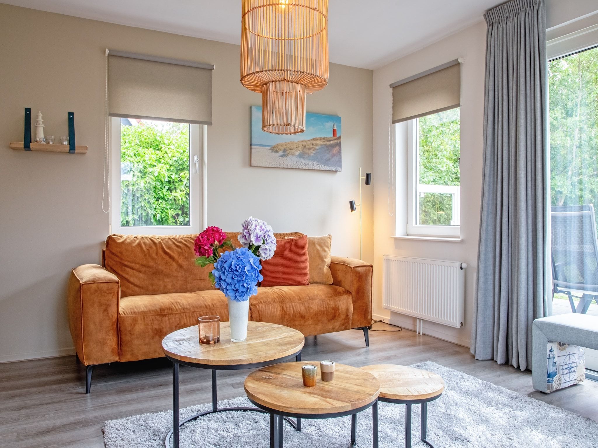 De woonkamer van Wulpenweid 12 in Den Burg