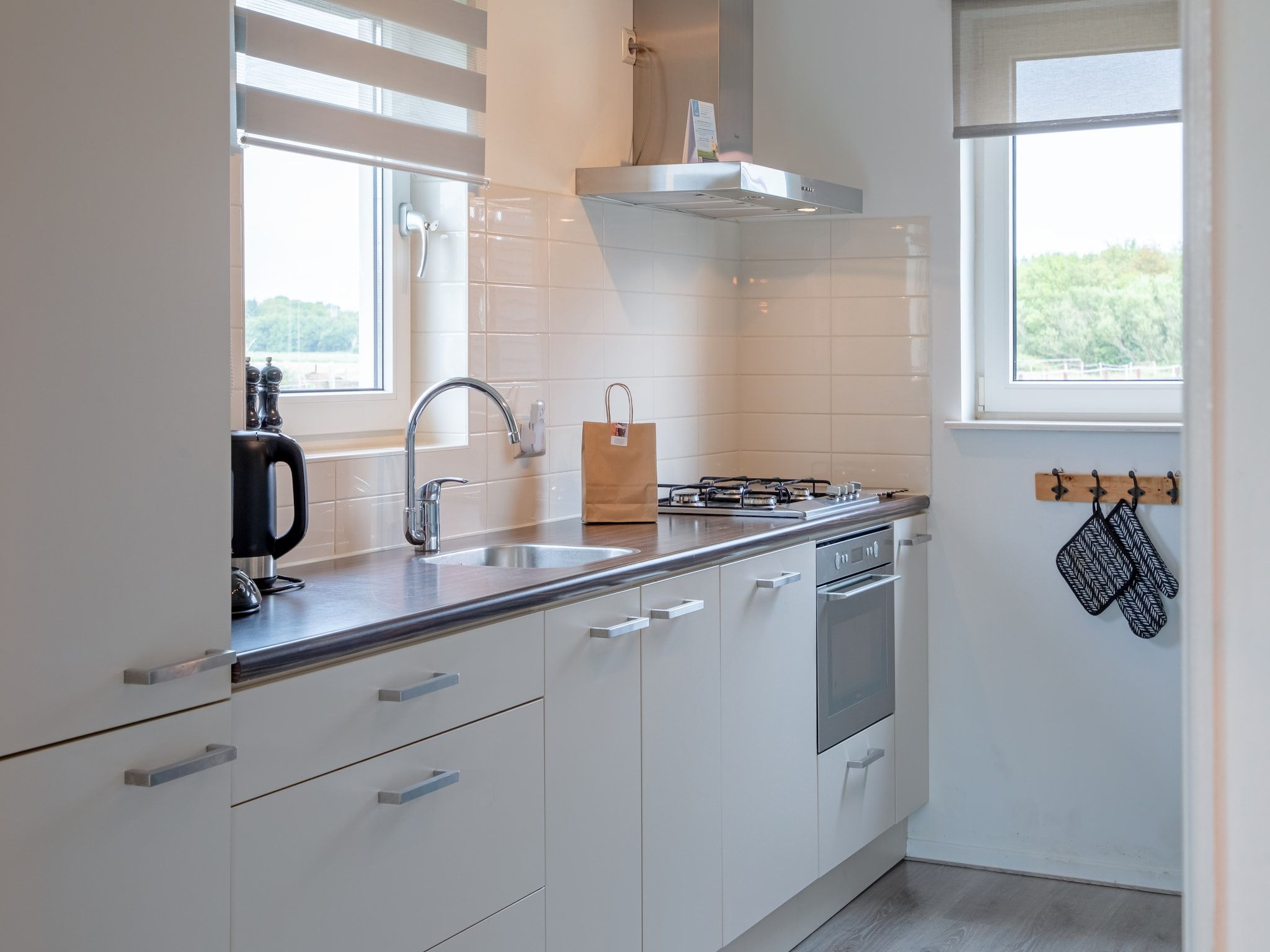 De keuken van Wulpenweid 12 in Den Burg