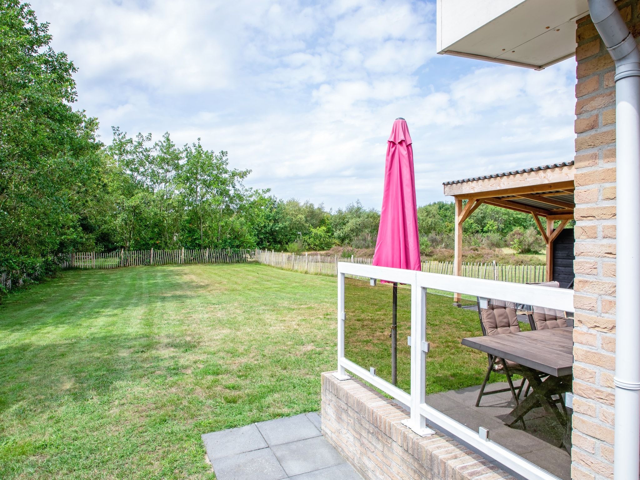 Het uitzicht vanaf Wulpenweid 12 in Den Burg