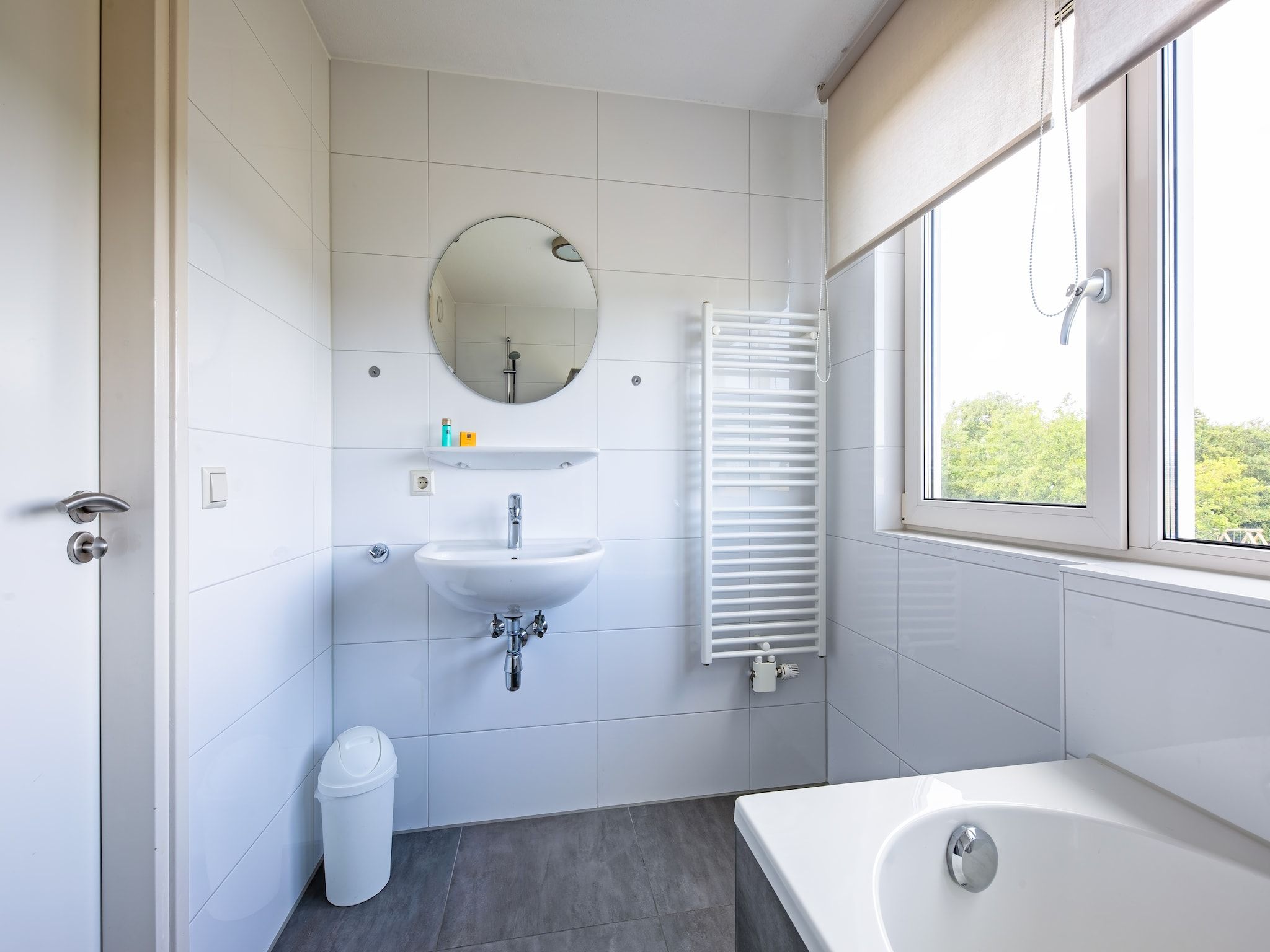 De badkamer van Wulpenweid 12A in Den Burg