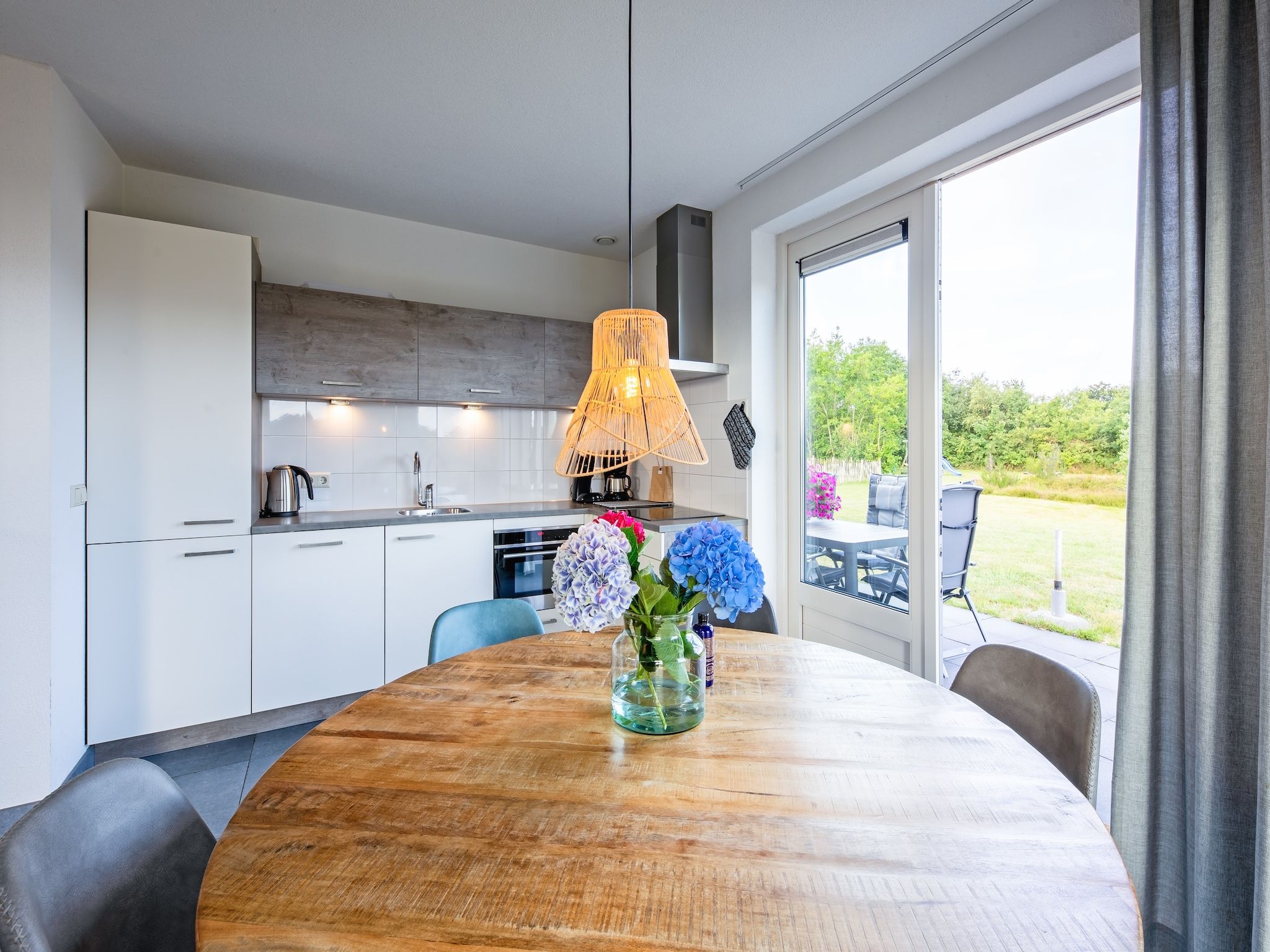 De keuken van Wulpenweid 12A in Den Burg