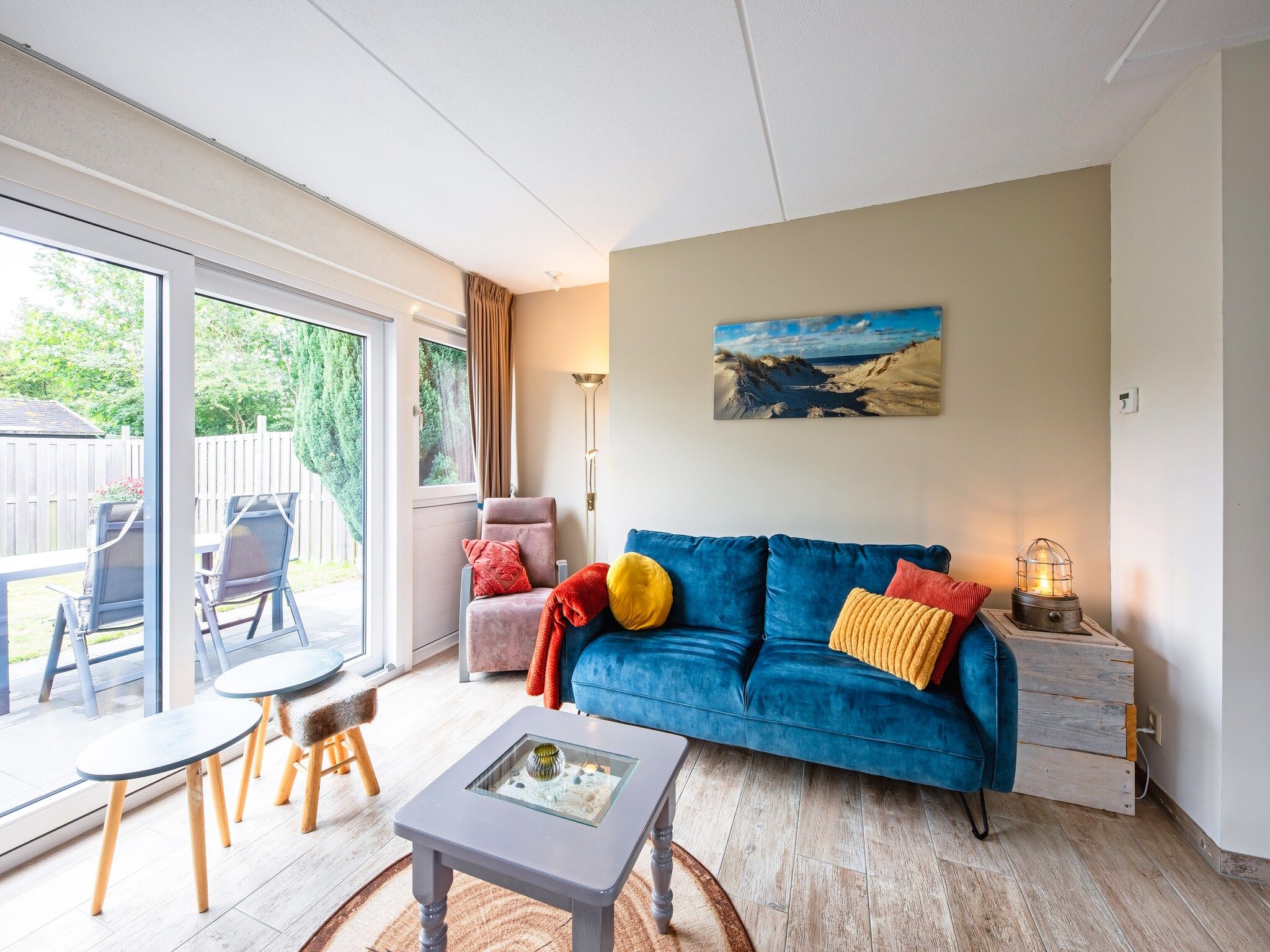 De woonkamer van Wulpenweid 14 in Den Burg