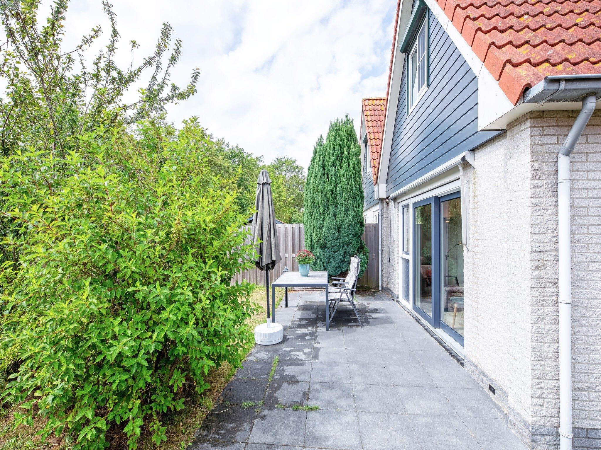 De buitenkant van Wulpenweid 14 in Den Burg