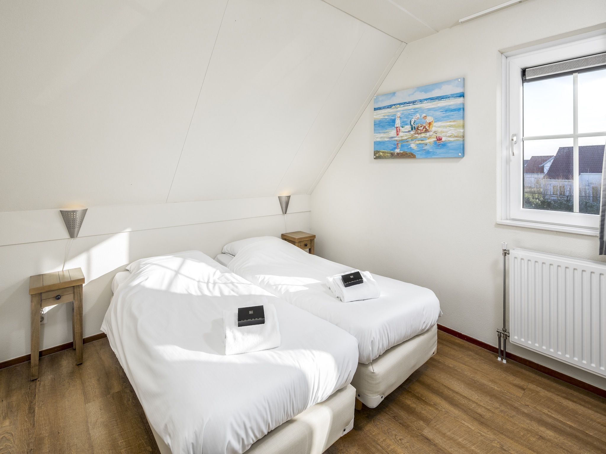Een slaapkamer van Noordzee Residence Cadzand-Bad 29 in Cadzand-Bad