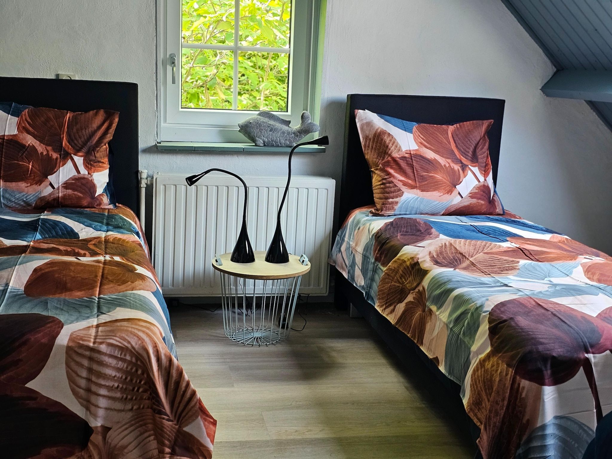 Een slaapkamer van Dorpswoning Het Tolhuis in Leende