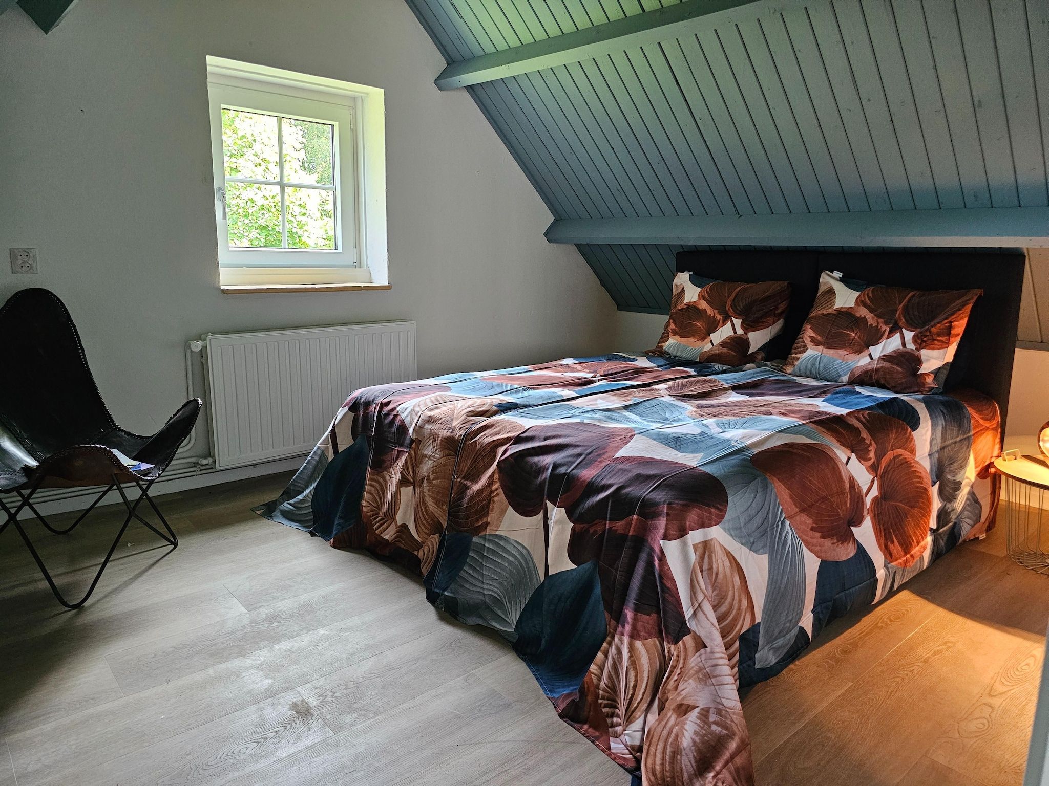 Een slaapkamer van Dorpswoning Het Tolhuis in Leende