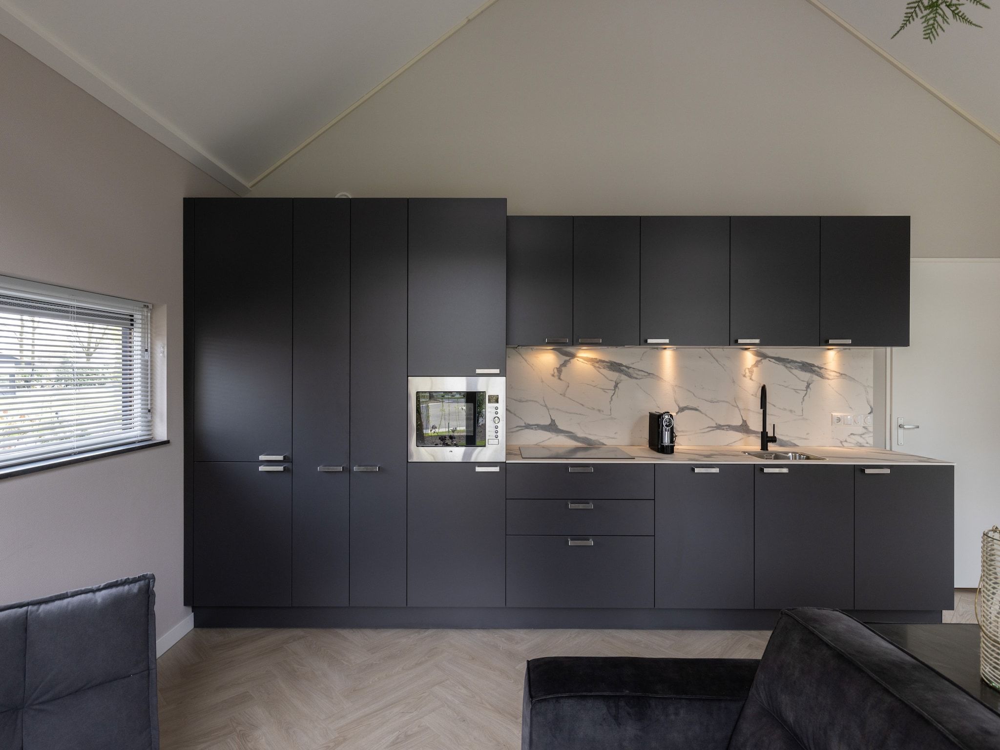 De keuken van Vakantiepark Latour 4 in Oirschot