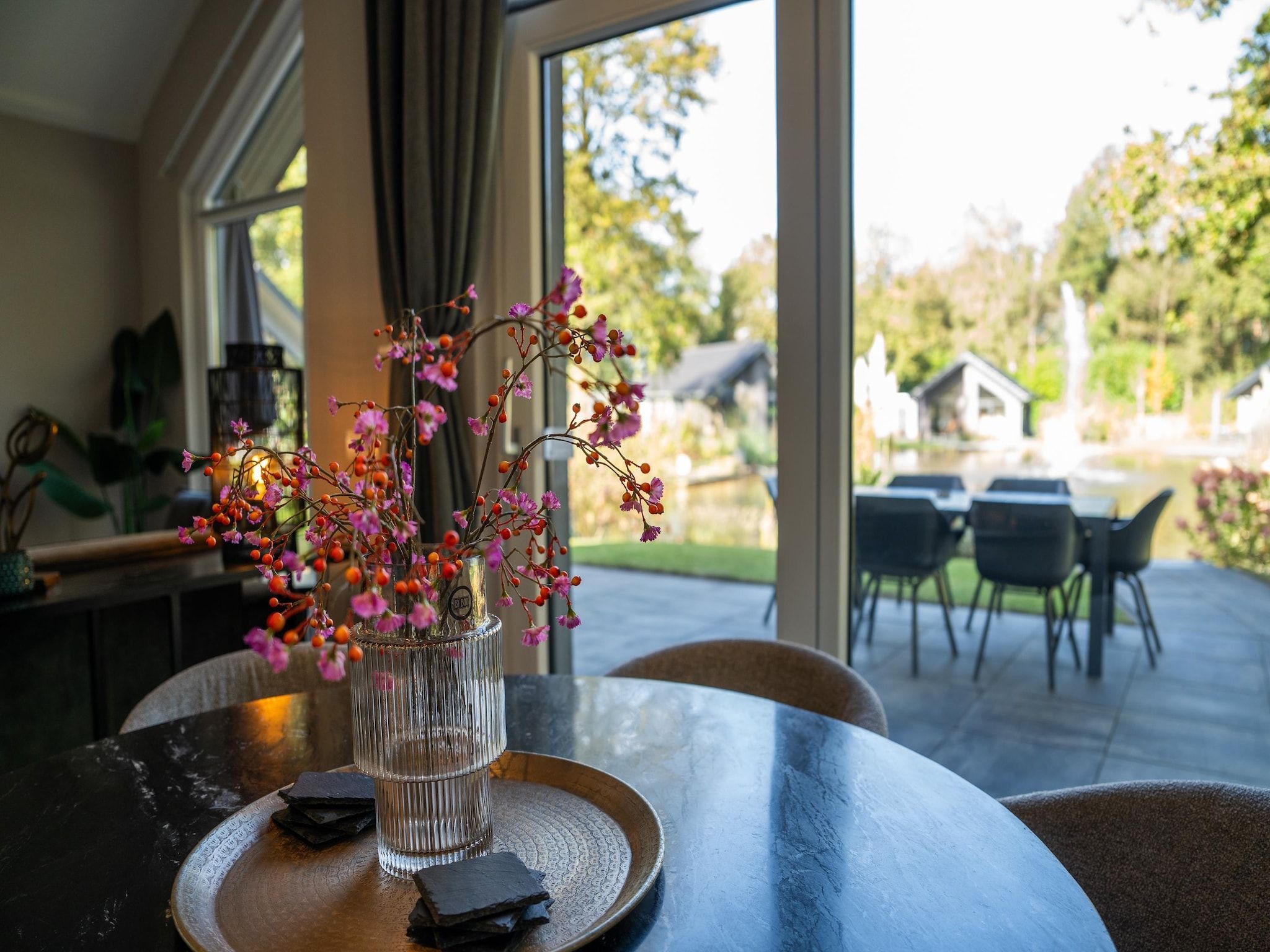 De woonkamer van Vakantiepark Latour 4 in Oirschot