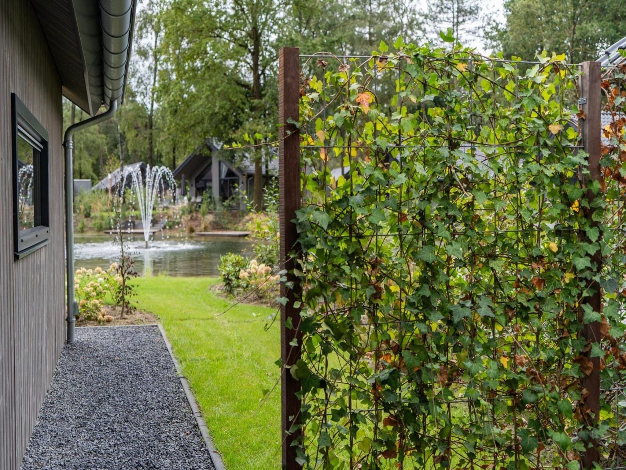 De tuin van Vakantiepark Latour 5 in Oirschot