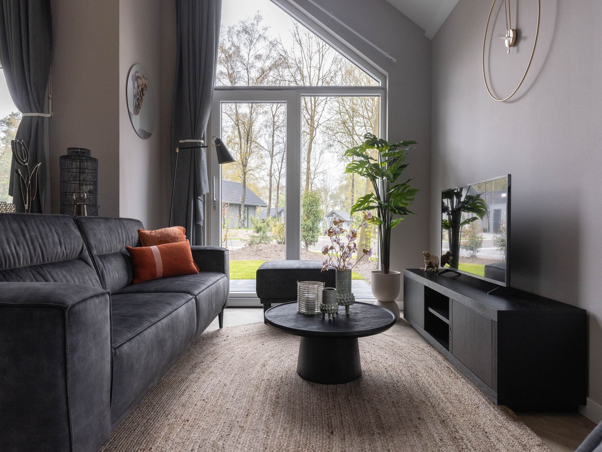 De woonkamer van Vakantiepark Latour 6 in Oirschot