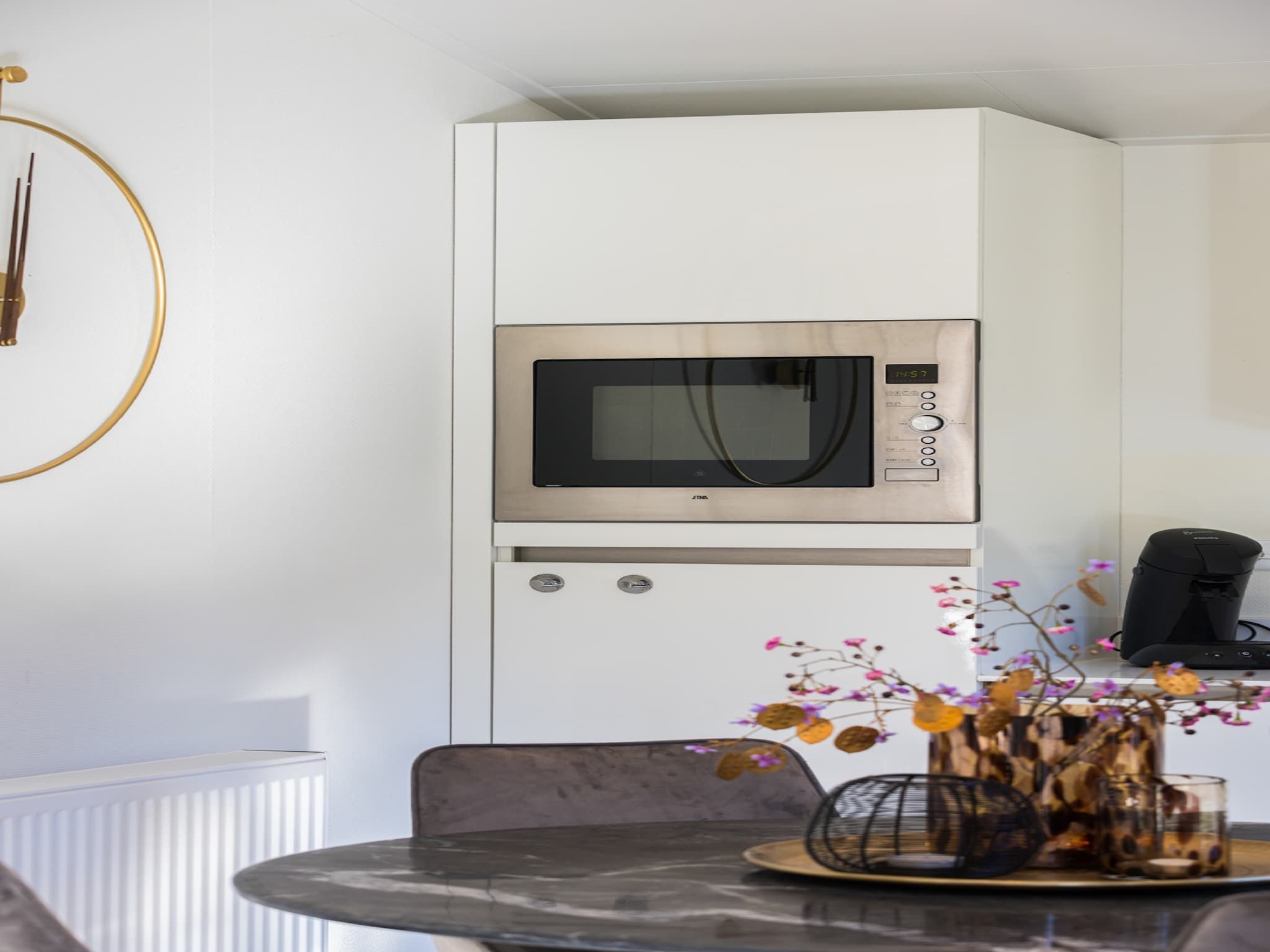 De keuken van Vakantiepark Latour 8 in Oirschot