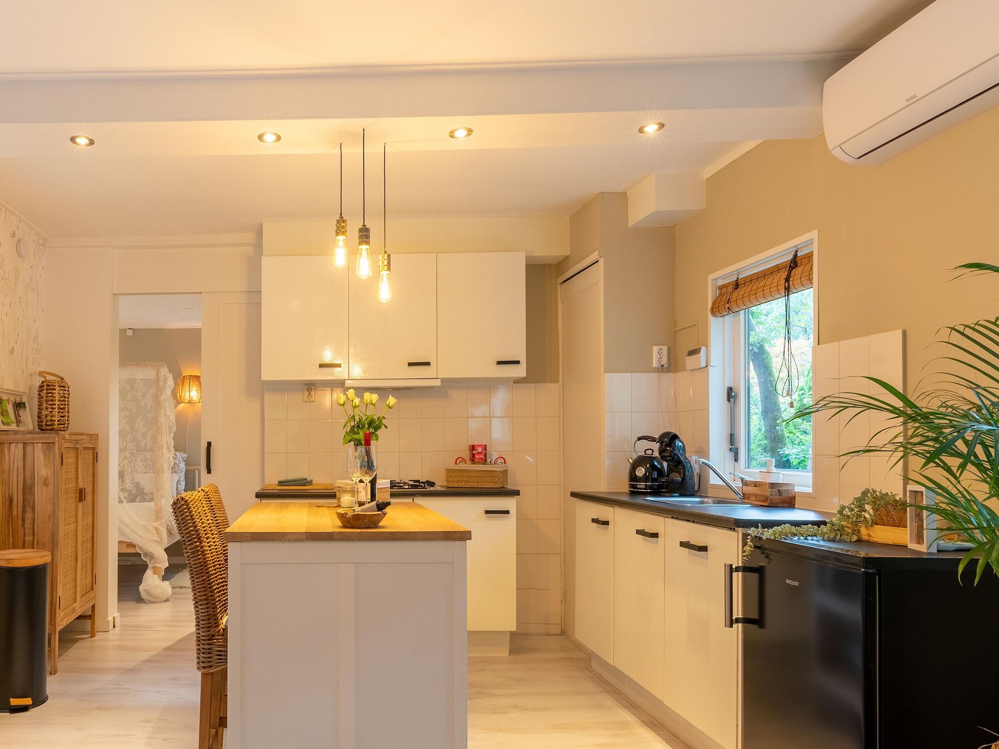 De keuken van Boshuisje Joy in Gelderland