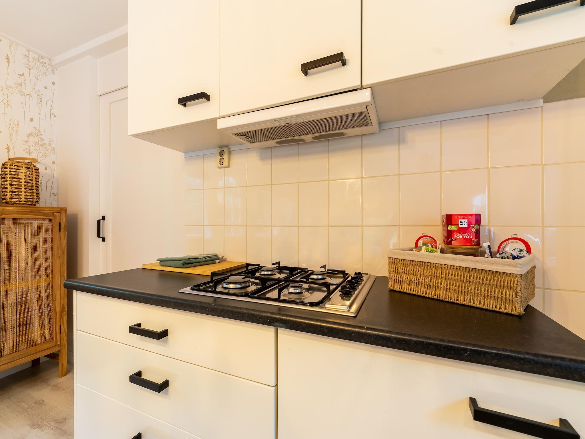 De keuken van Boshuisje Joy in Gelderland