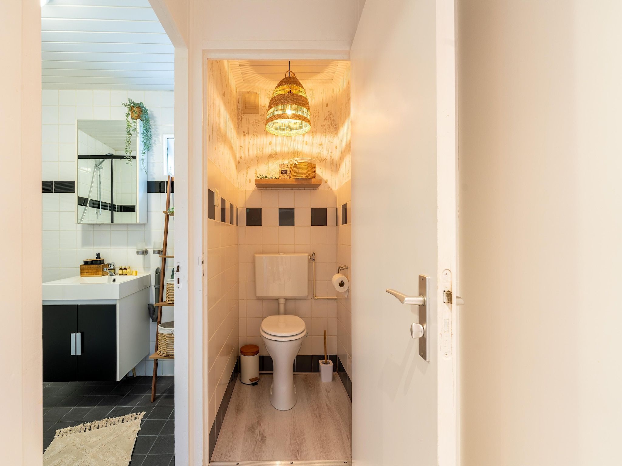 De badkamer van Boshuisje Joy in Gelderland