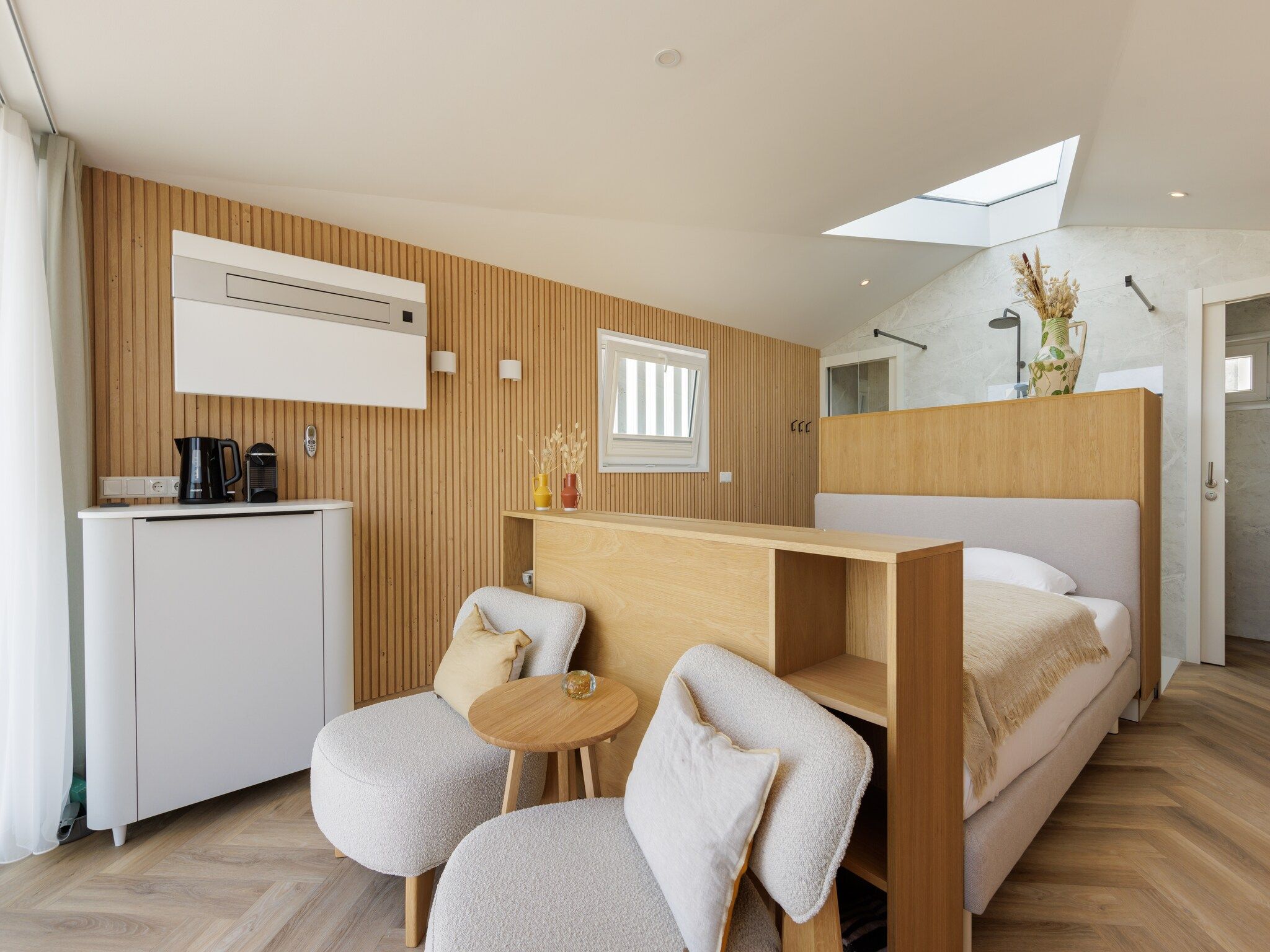 Een slaapkamer van Beach Houses Zandvoort 1 in Zandvoort