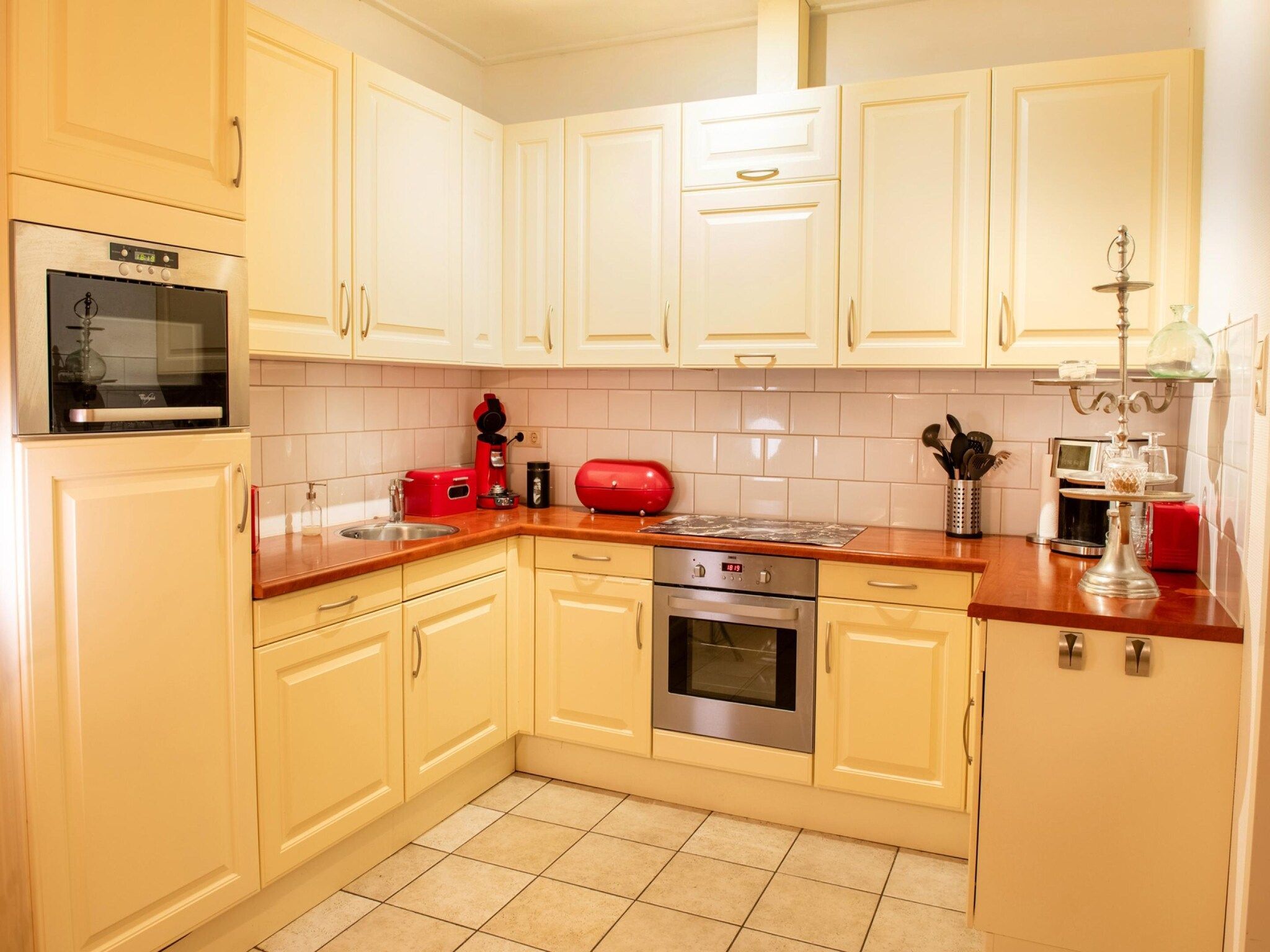 De keuken van BnB van Duin in Steenderen