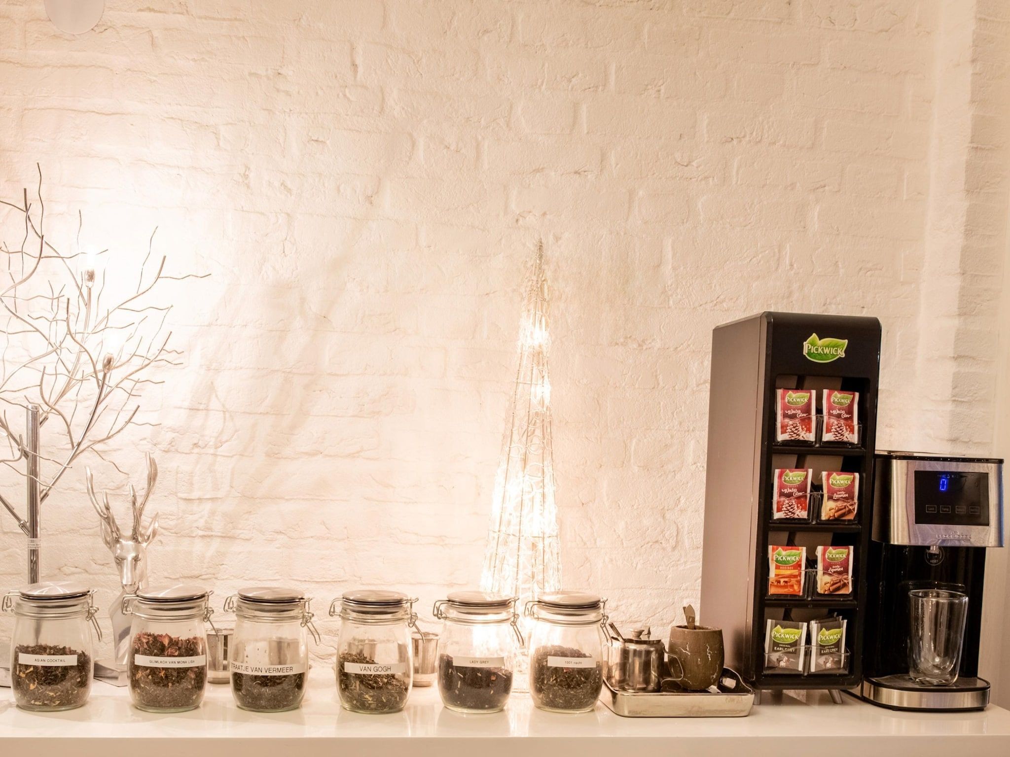 De eetkamer van BnB van Duin in Steenderen