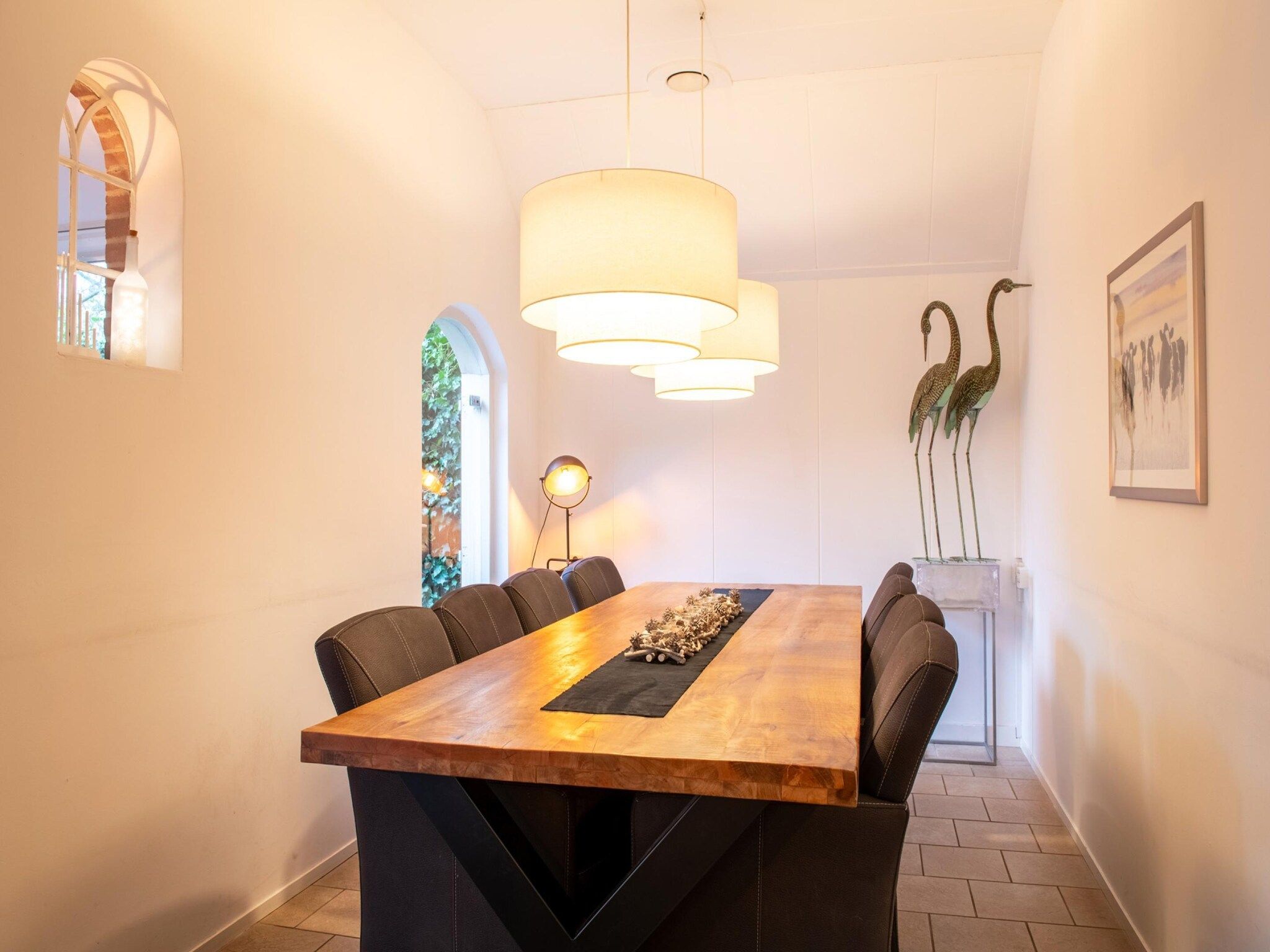 De eetkamer van BnB van Duin in Steenderen