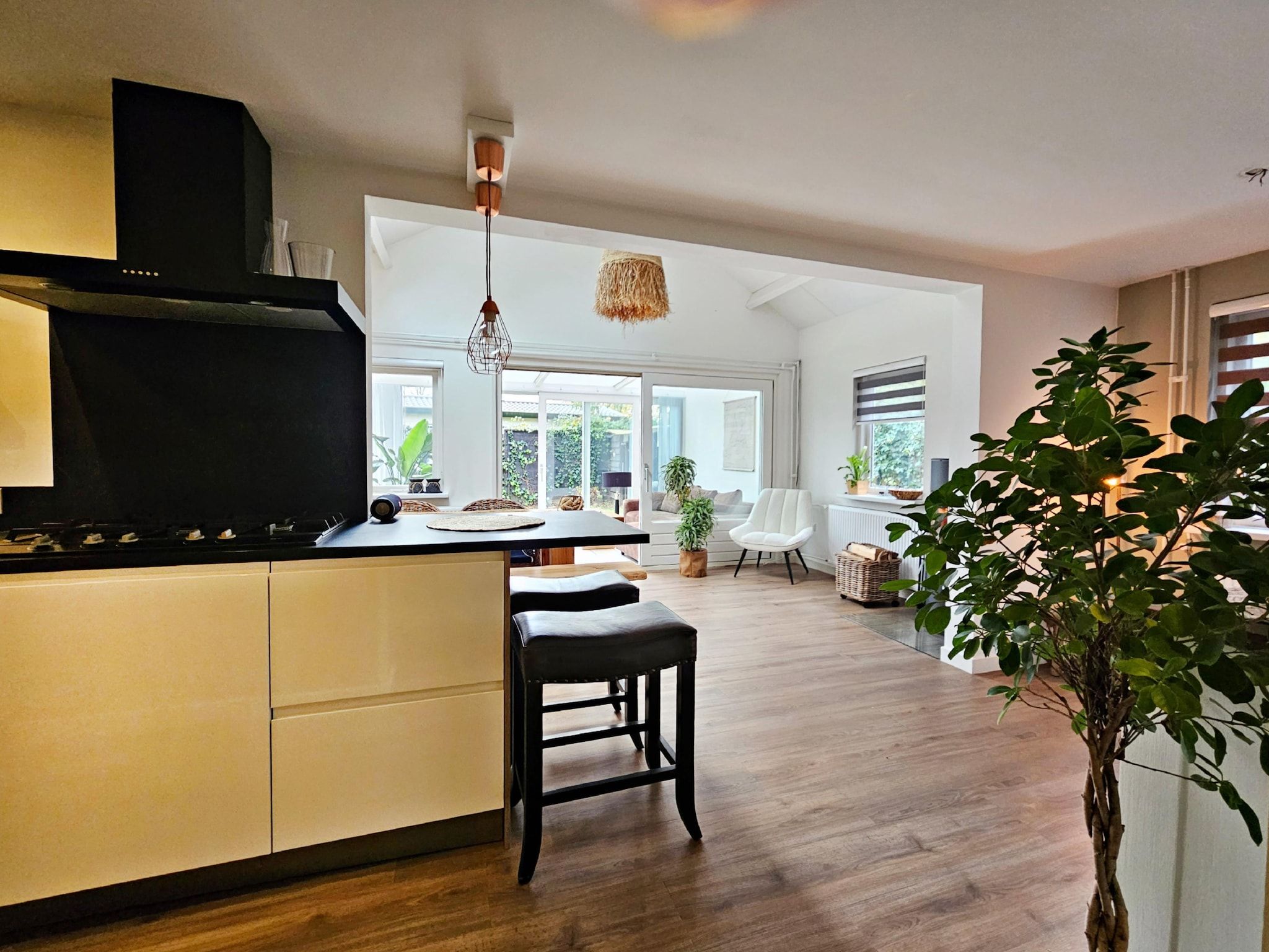 De keuken van Vakantiewoning het Bakhuis Zeumershof 4 pax in Voorthuizen