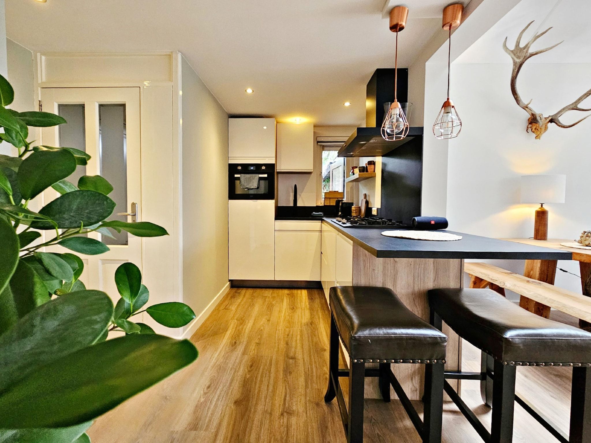 De keuken van Vakantiewoning het Bakhuis Zeumershof 4 pax in Voorthuizen