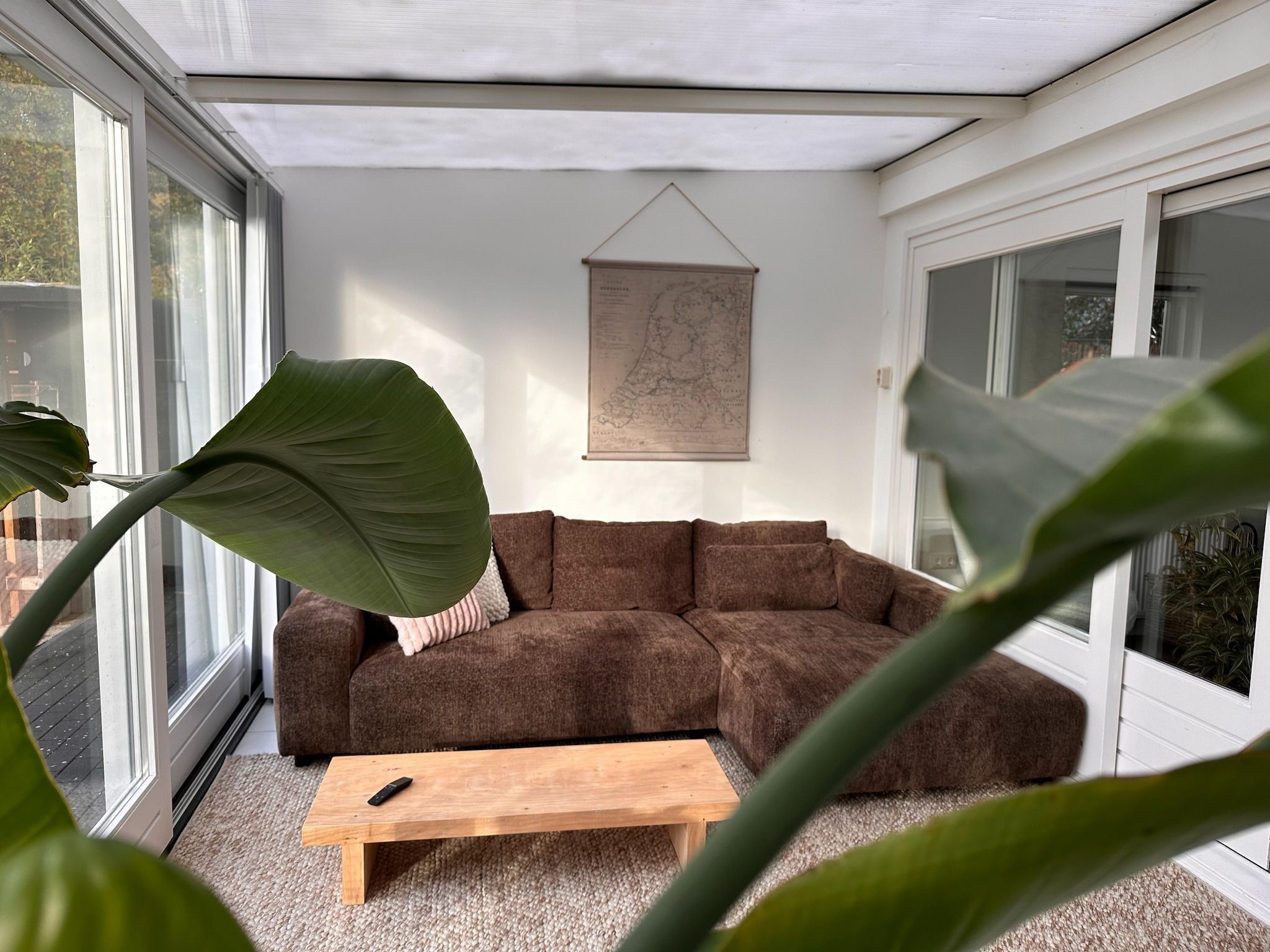 De woonkamer van Vakantiewoning het Bakhuis Zeumershof 4 pax in Voorthuizen