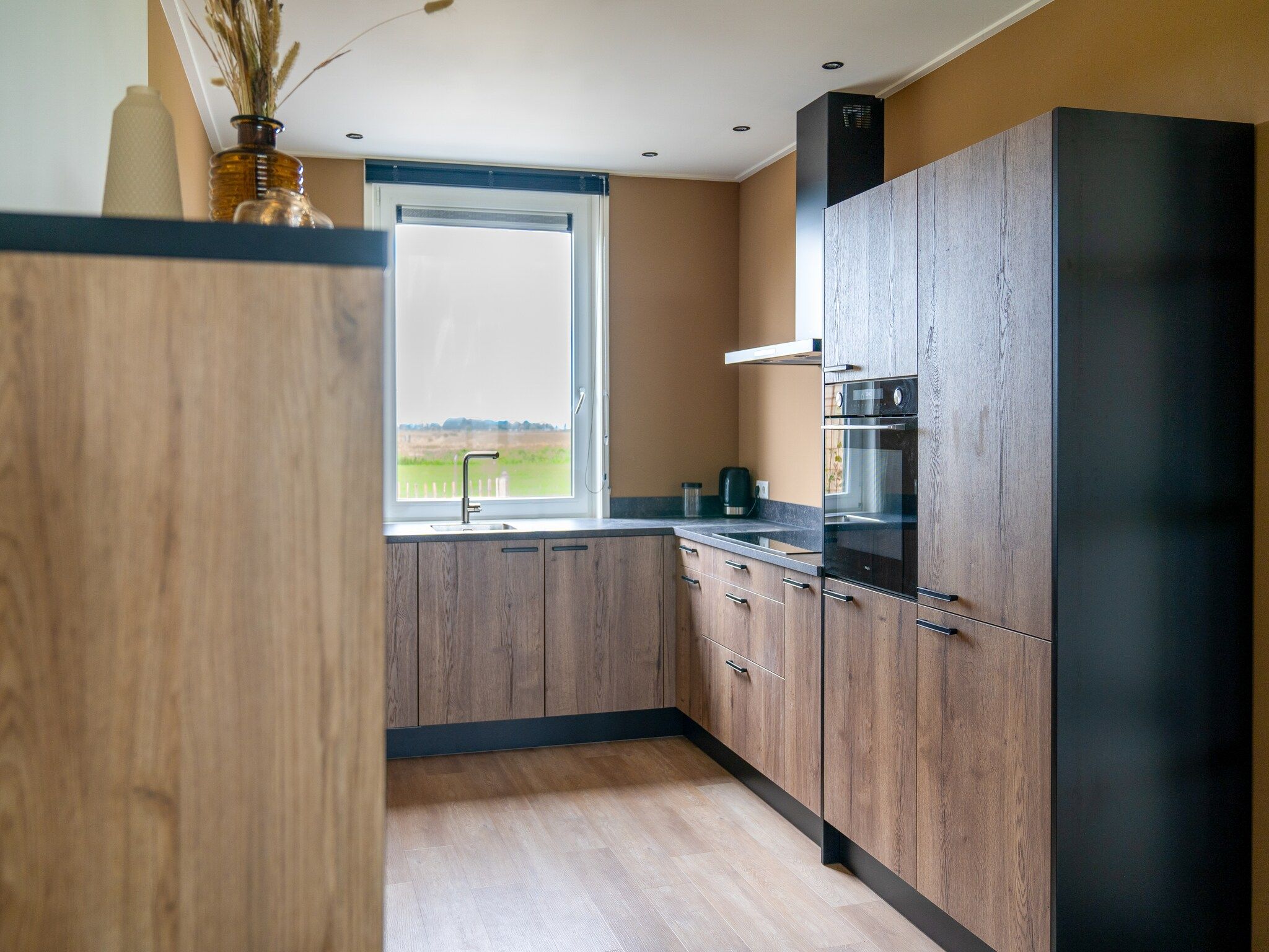 De keuken van 20 persoons villa in Leons