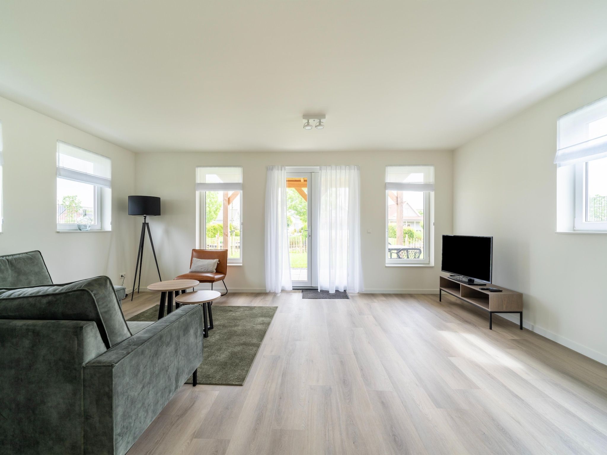 De woonkamer van Strandloper 129 in Simonshaven