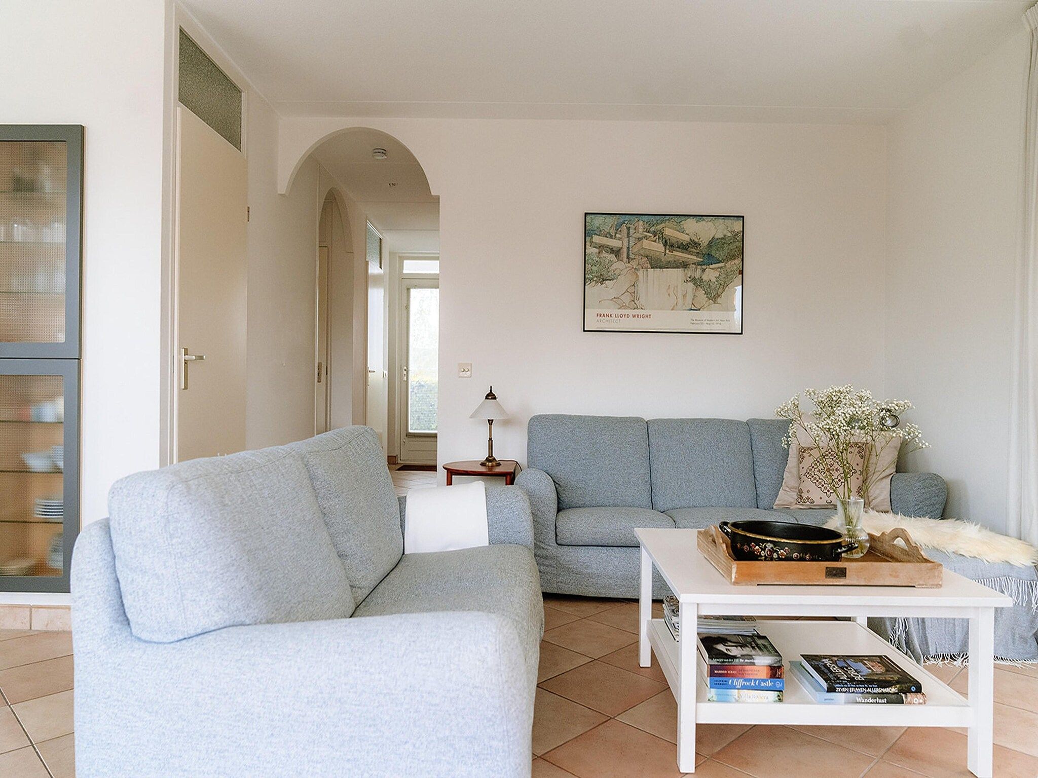 De woonkamer van De Wetterkant in Grou