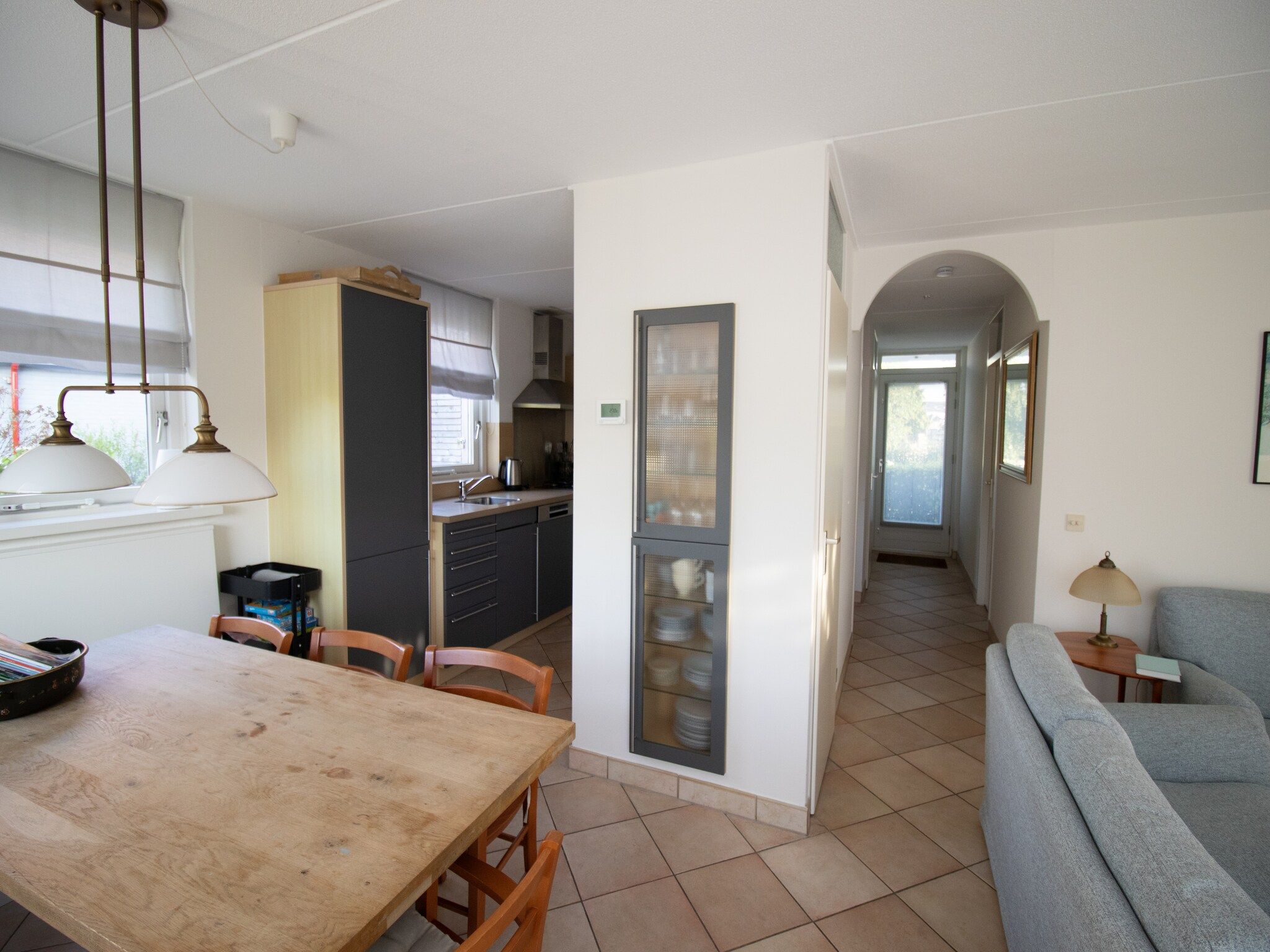 De woonkamer van De Wetterkant in Grou