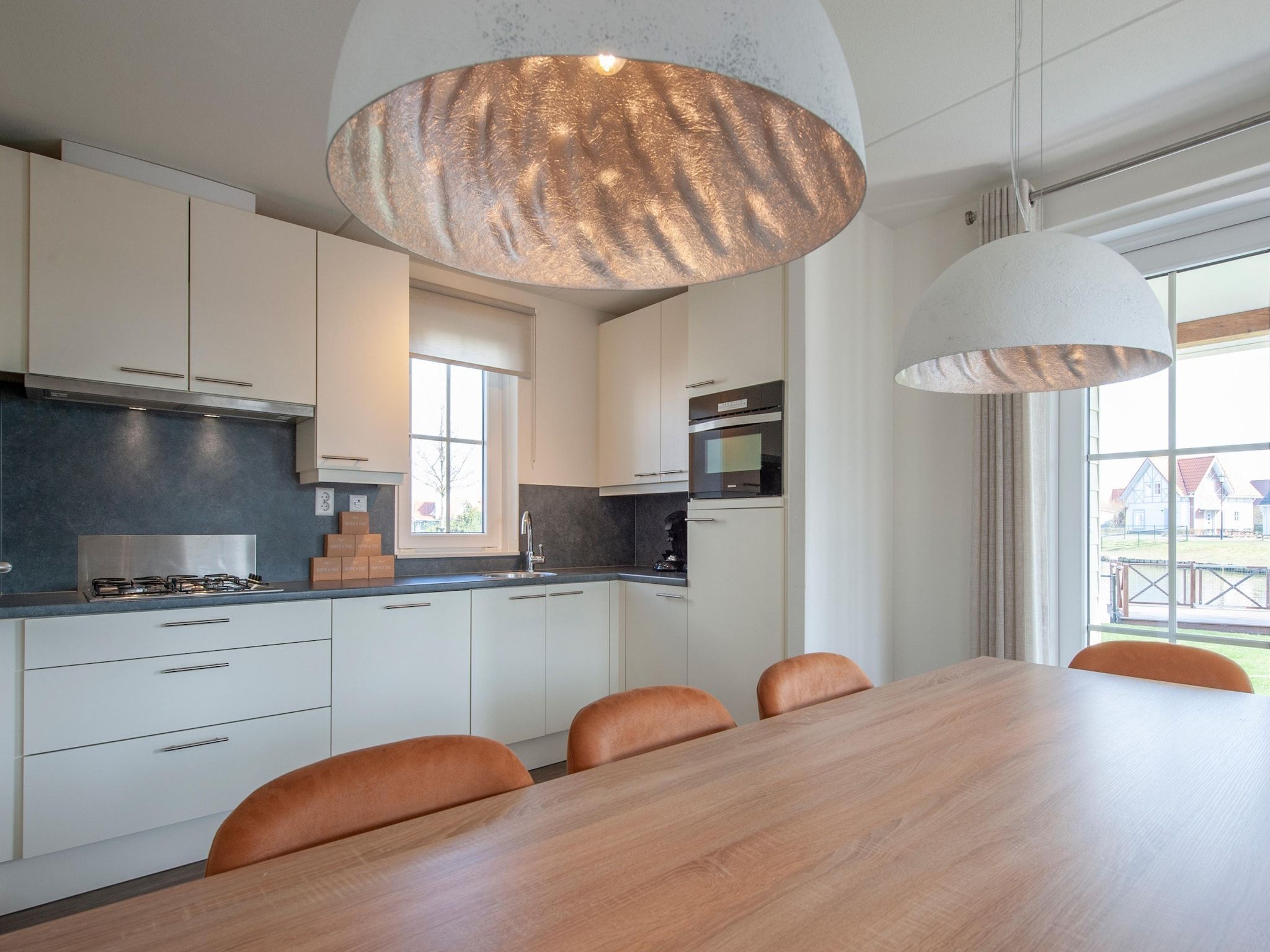 De keuken van Noordzee Résidence Cadzand-Bad 33 in Cadzand-Bad