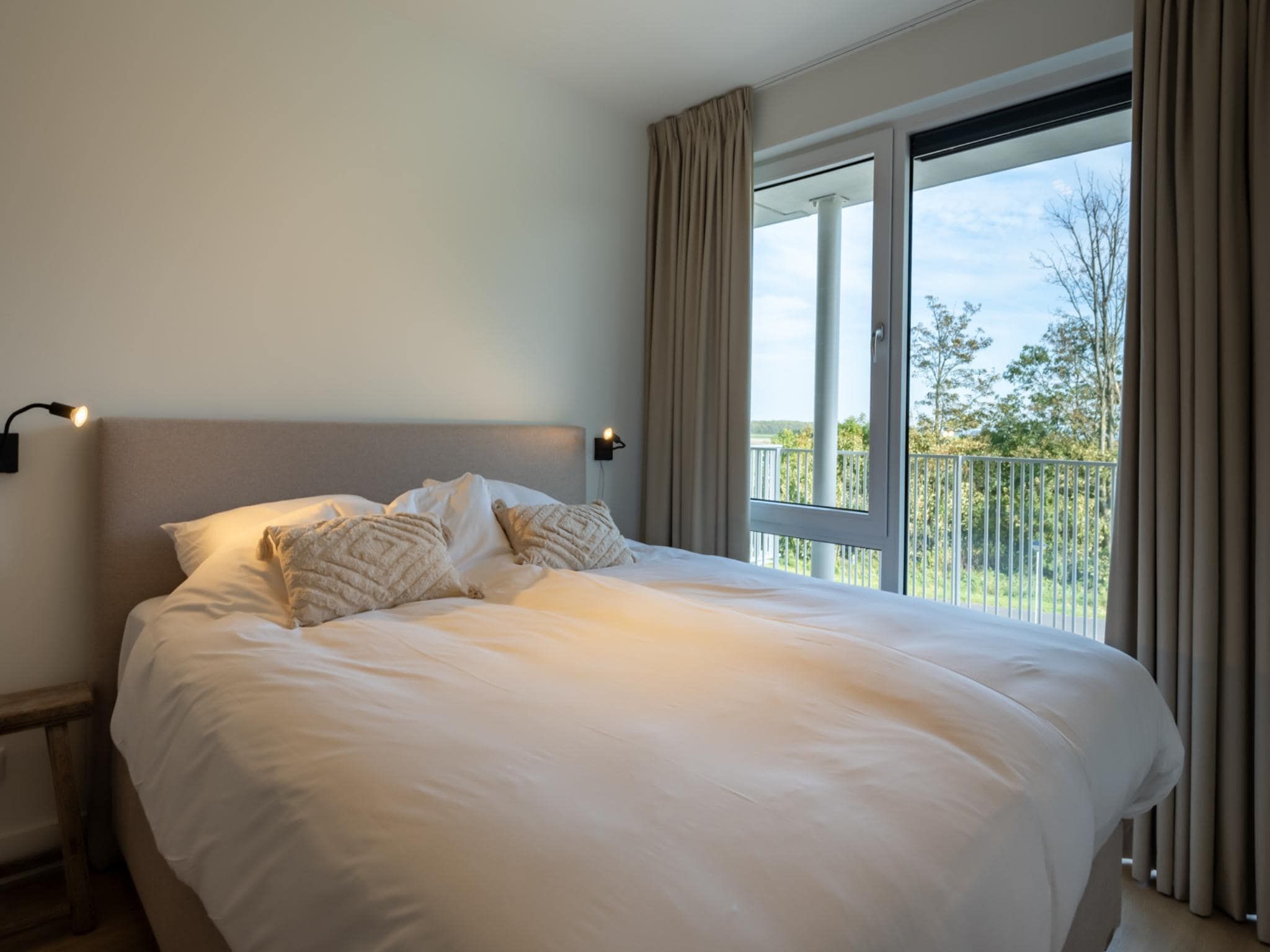 Een slaapkamer van Veerse Wende 4 pers in Arnemuiden
