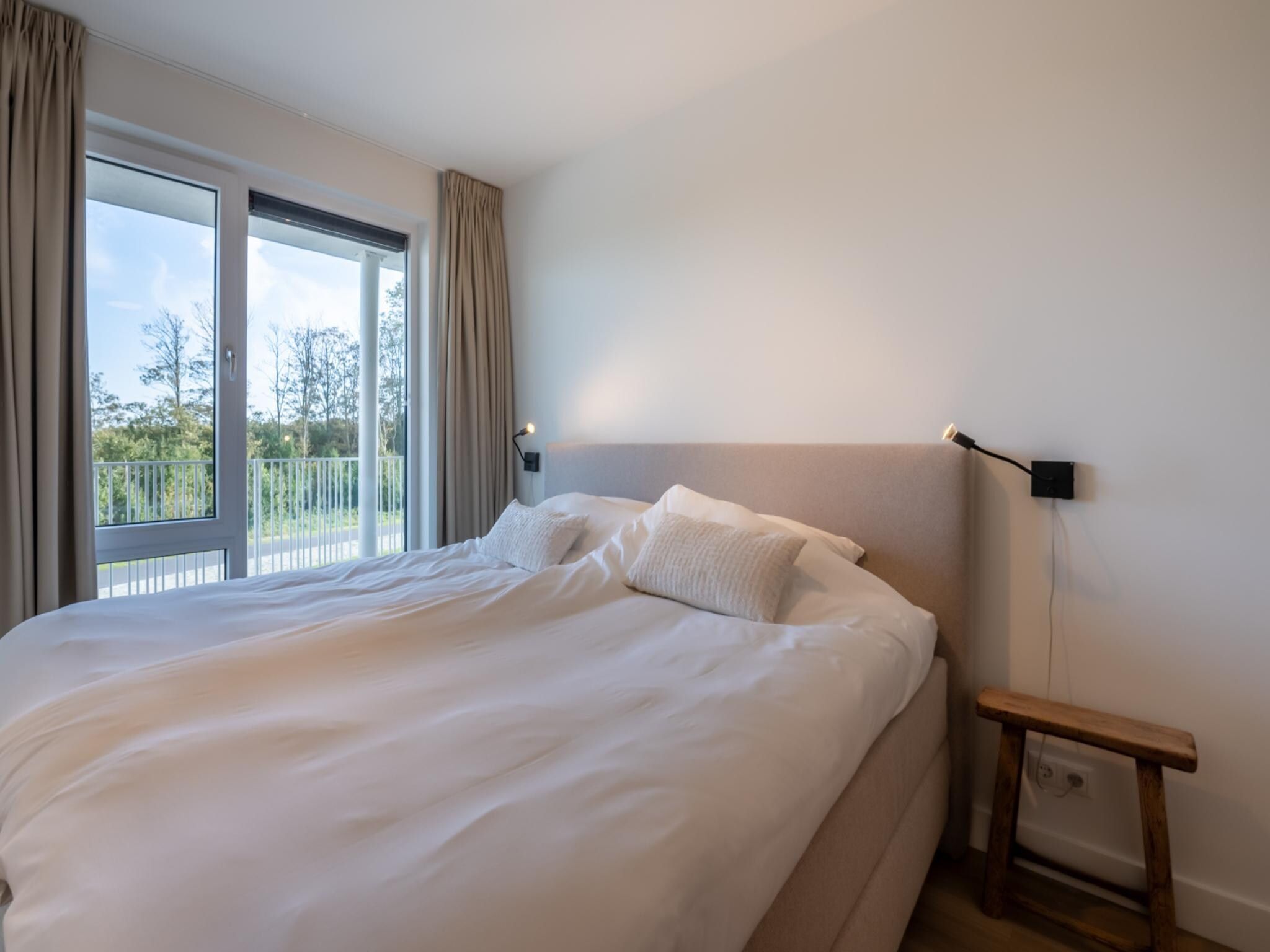 Een slaapkamer van Veerse Wende 4 pers in Arnemuiden