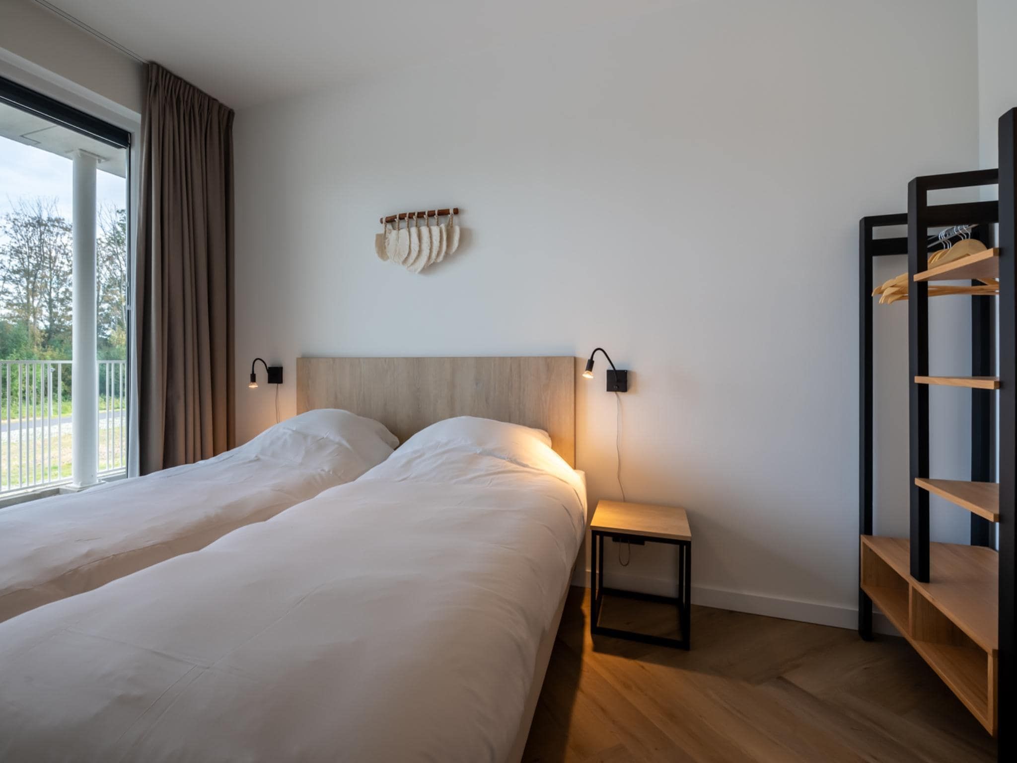 Een slaapkamer van Veerse Wende 6 pers in Arnemuiden