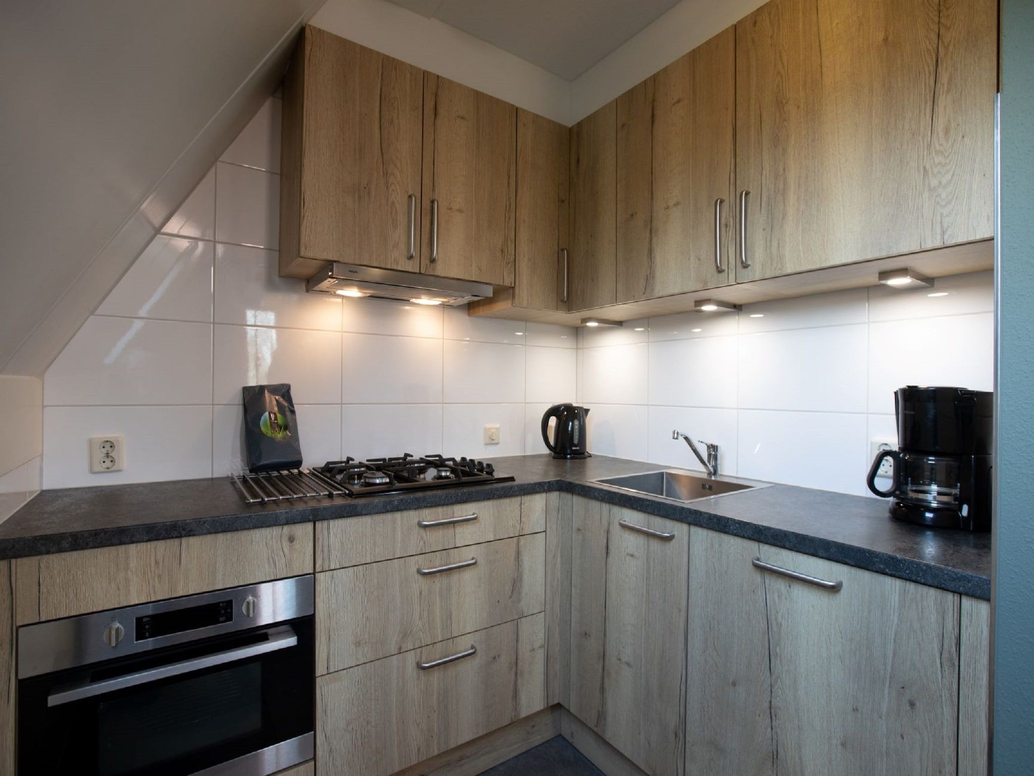 De keuken van Vakantie bij Meeussen - Molendal 3 in Plasmolen