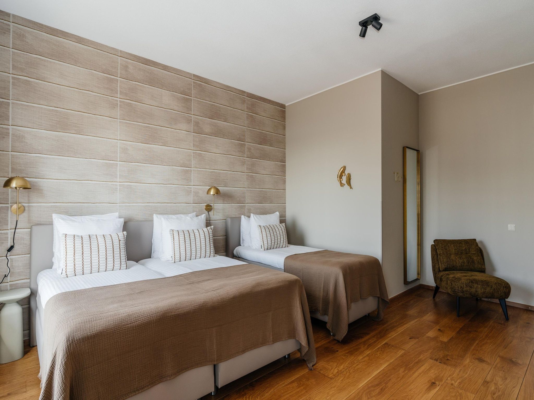 Een slaapkamer van Scheveningen Harbour 18C in Scheveningen