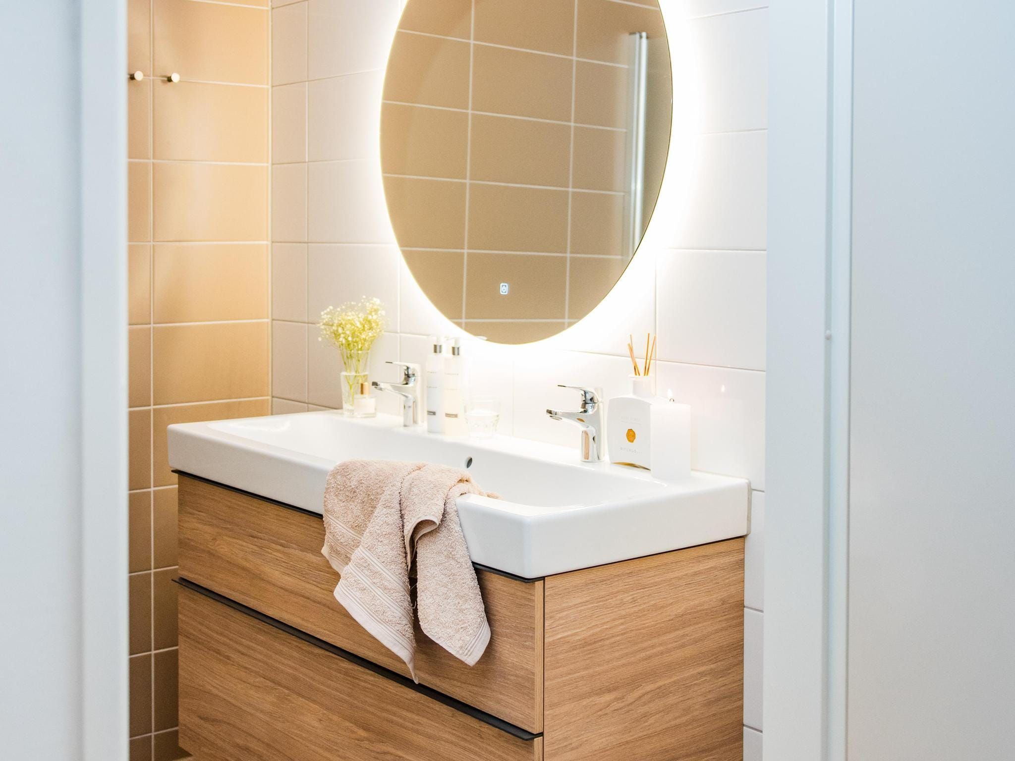 De badkamer van Steenpatrijs 17-06 in Voorthuizen