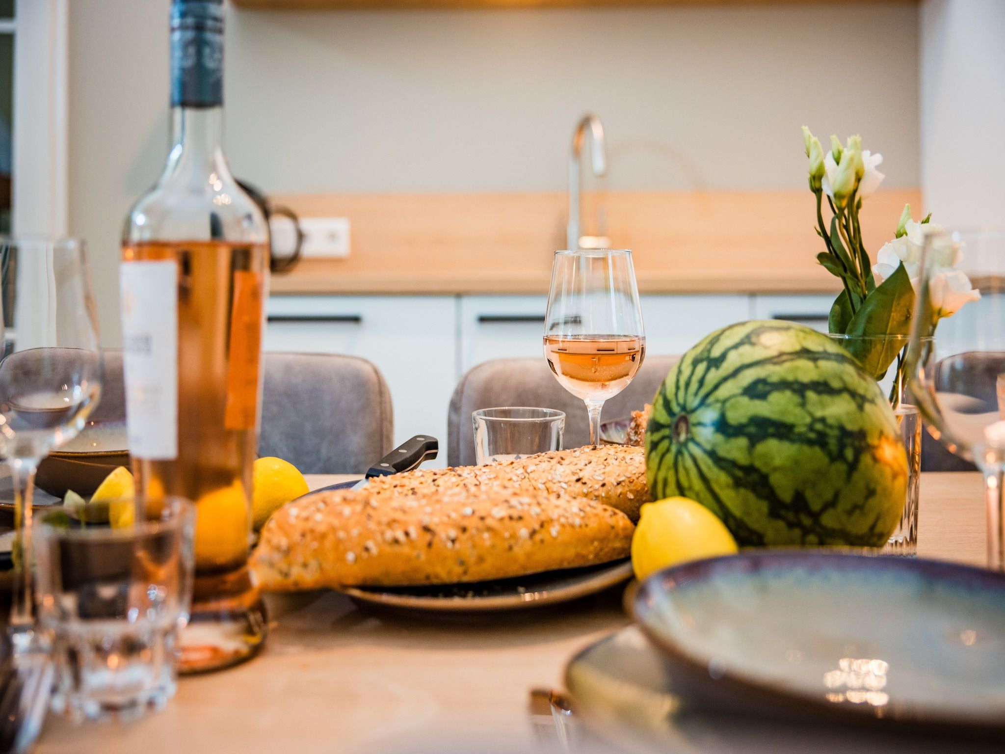 De keuken van Steenpatrijs 17-07 in Voorthuizen