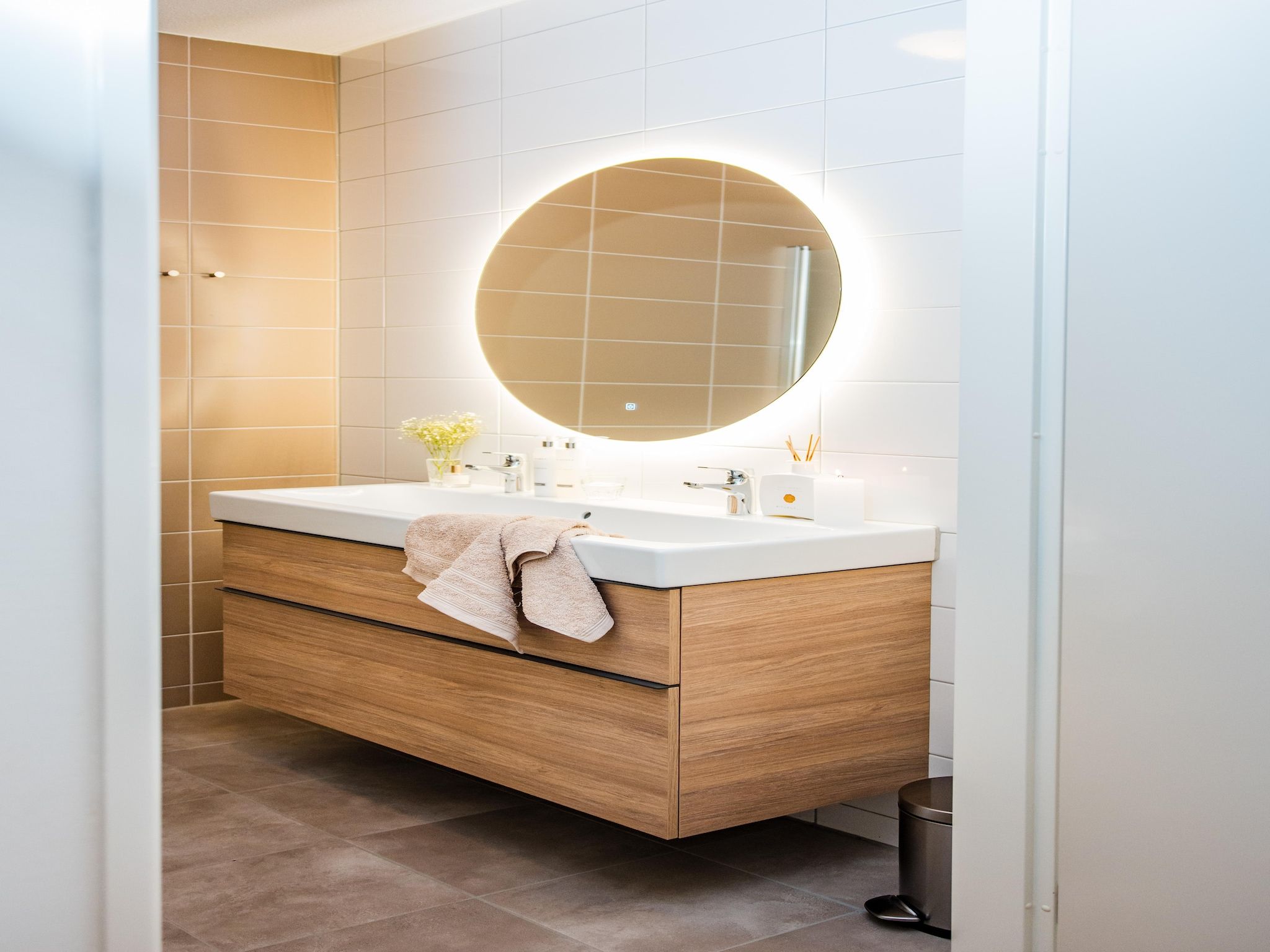 De badkamer van Steenpatrijs 17-07 in Voorthuizen