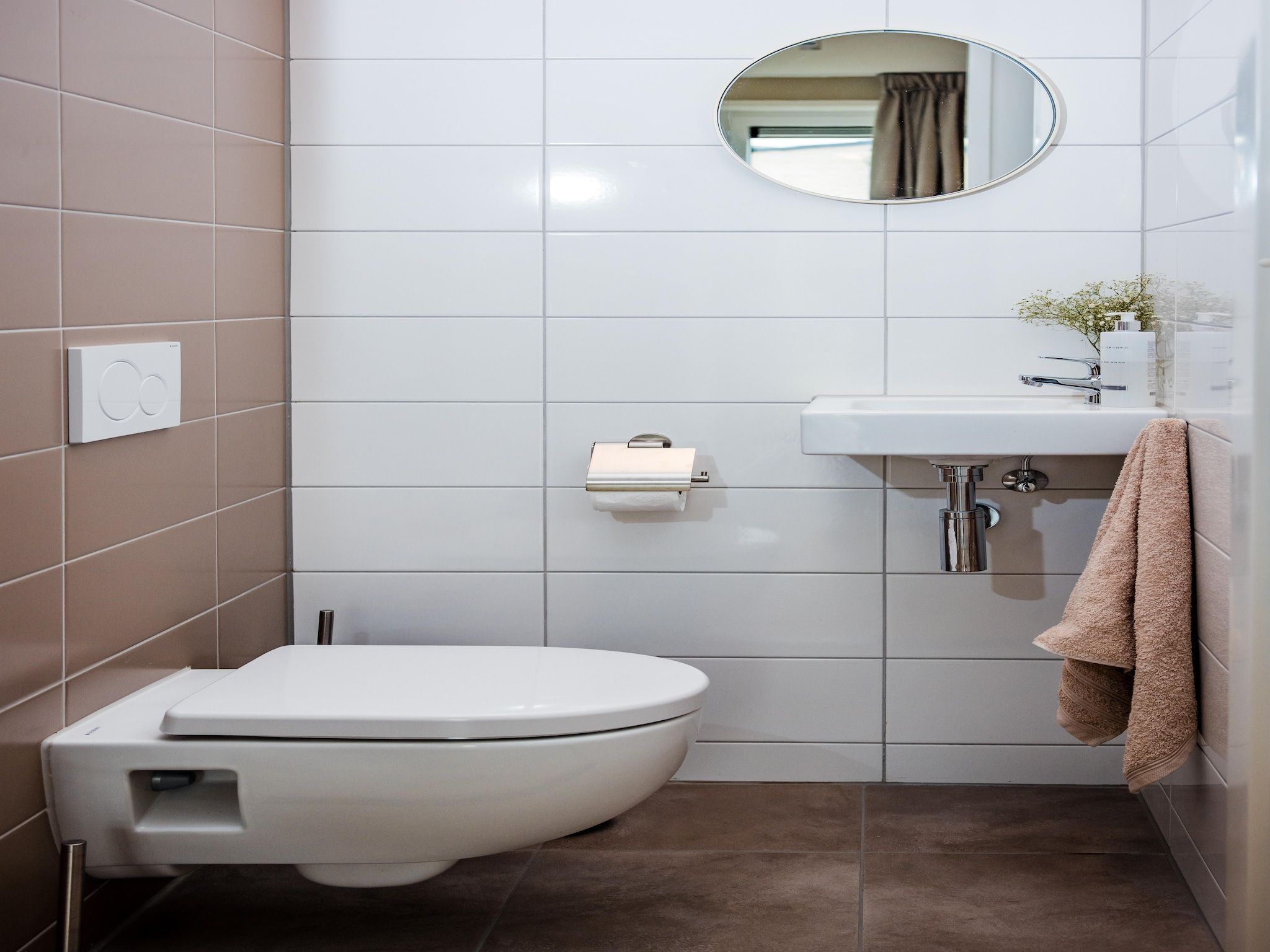 De badkamer van Dwergarend 17-02 in Voorthuizen