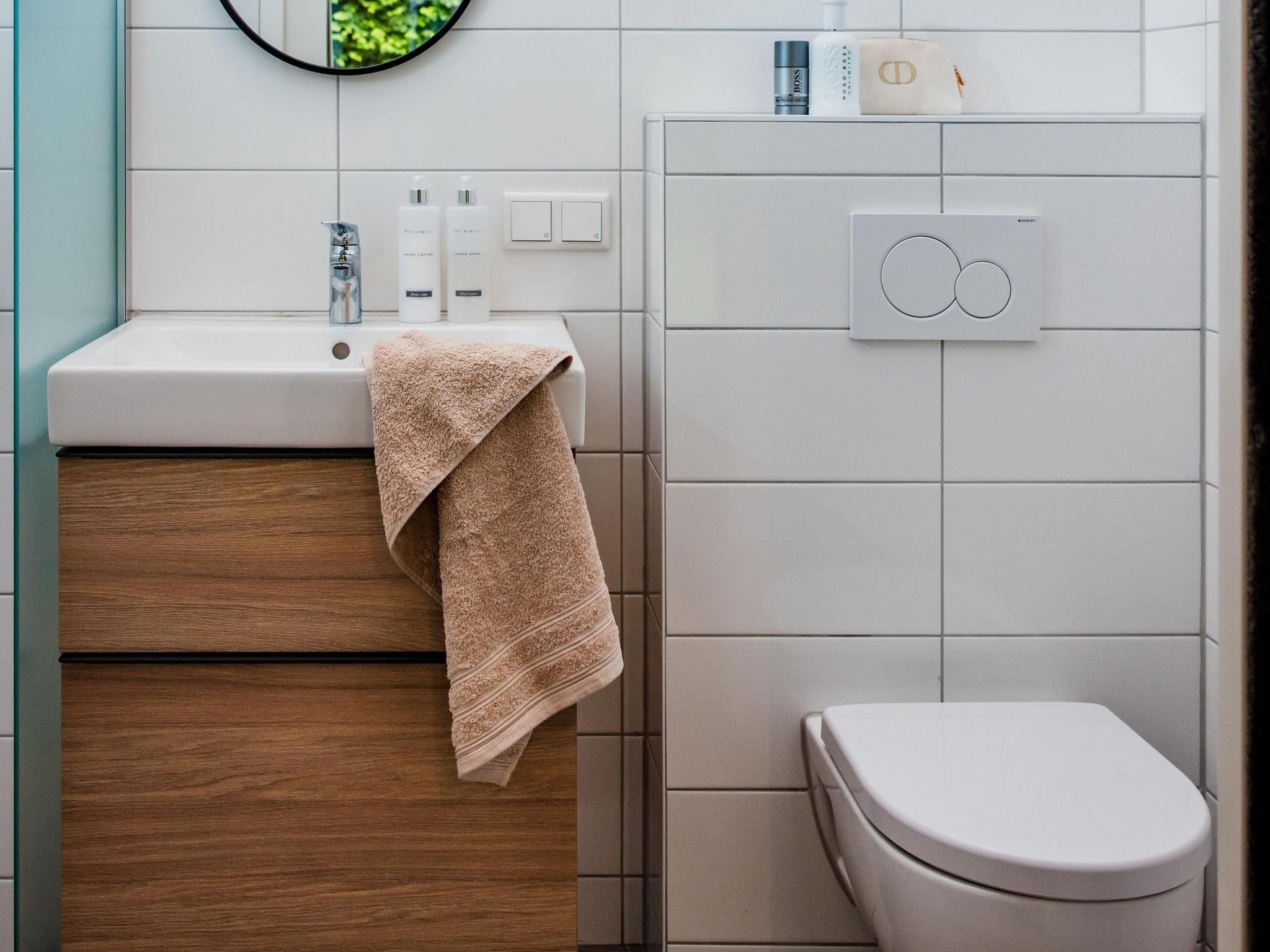 De badkamer van Dwergarend 17-09 in Voorthuizen