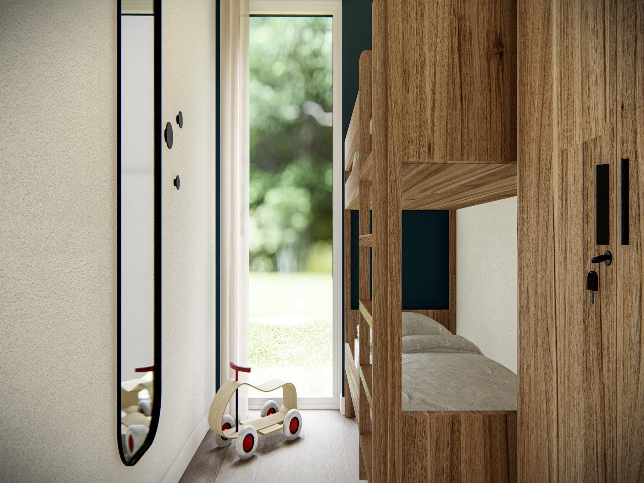 Een slaapkamer van Dwergarend 17-17 in Voorthuizen