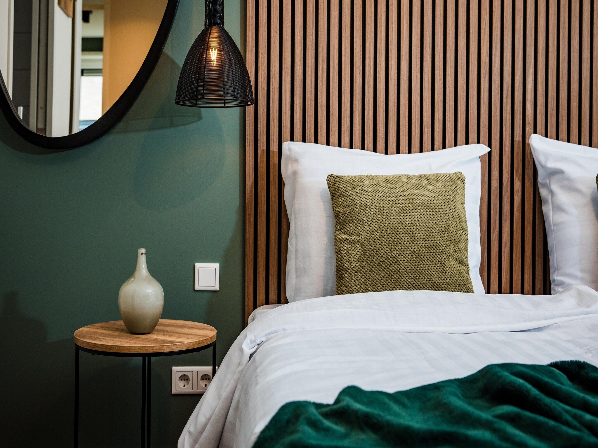 Een slaapkamer van Dwergarend 17-21 in Voorthuizen