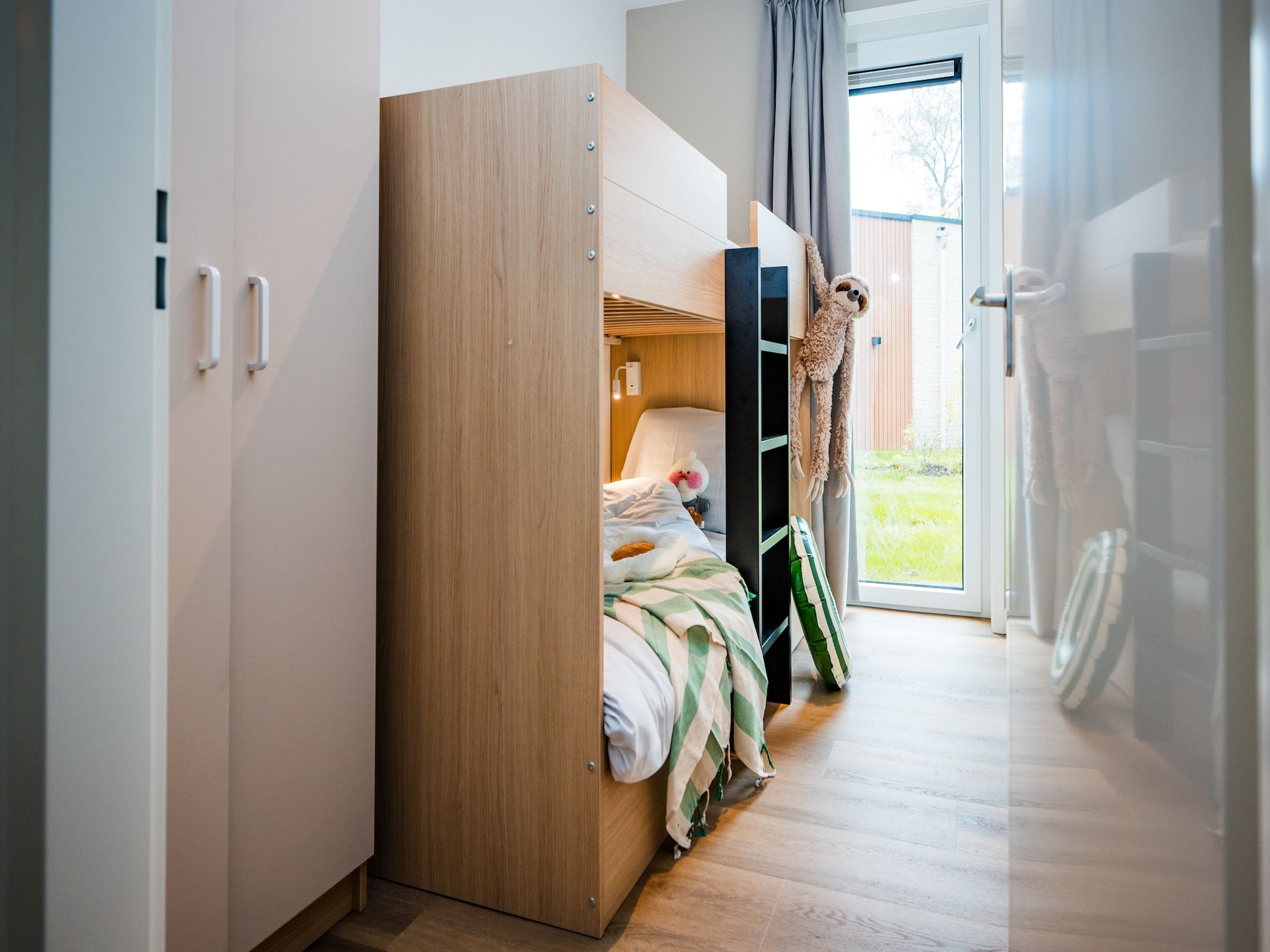 Een slaapkamer van Dwergarend 17-30 in Voorthuizen