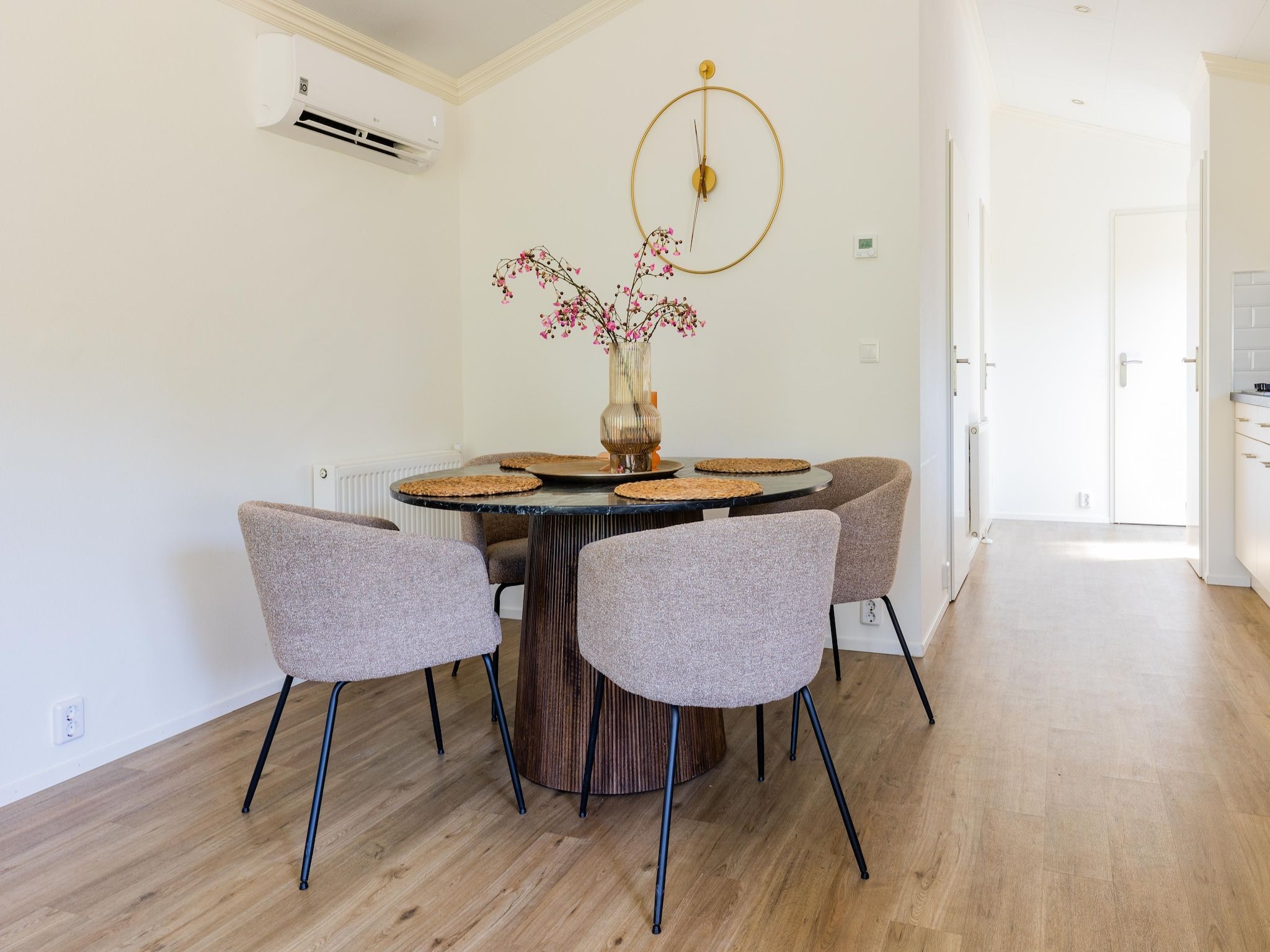 De keuken van Vakantiepark Molenvelden 9 in Veldhoven