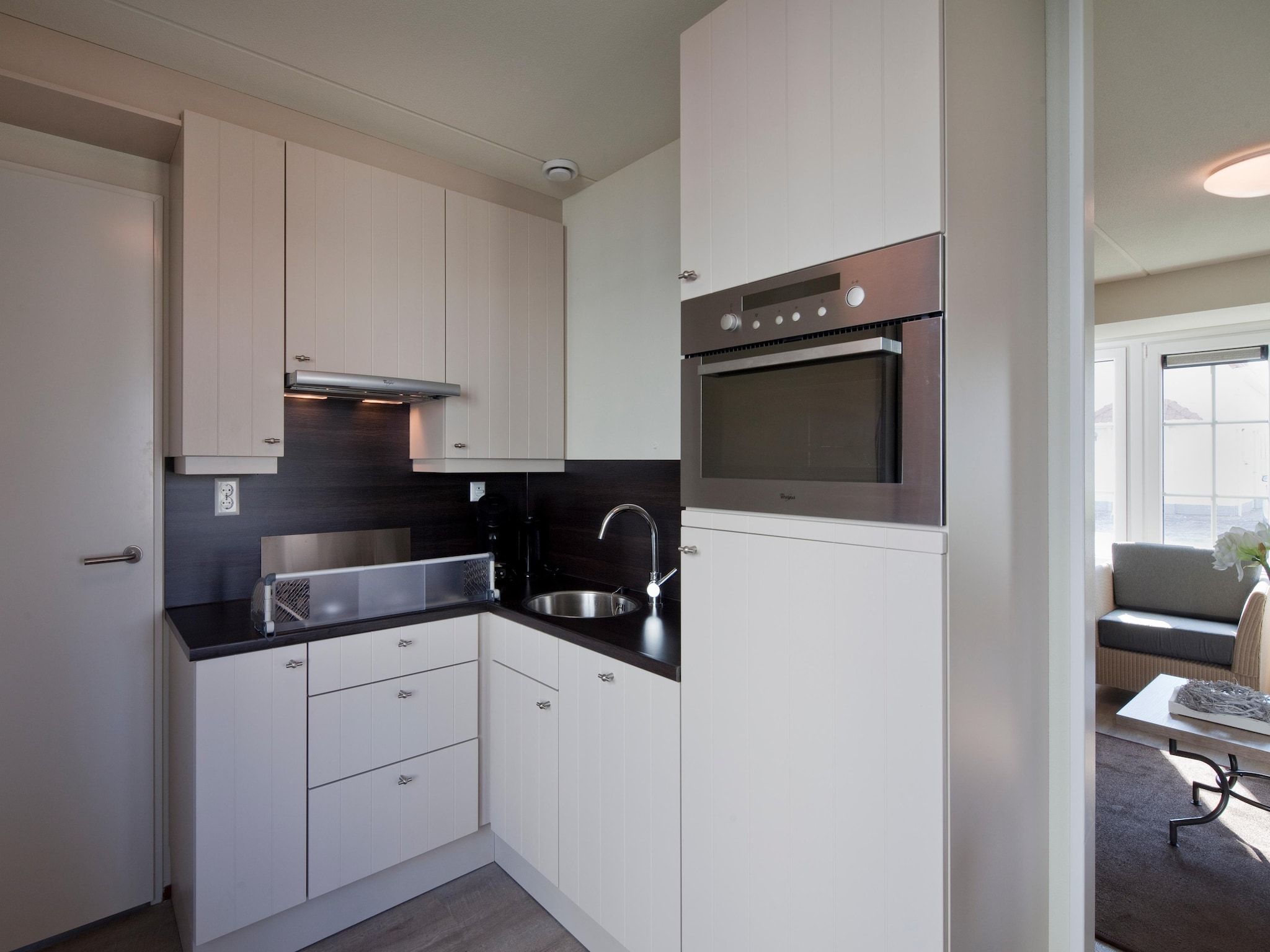 De keuken van Noordzee Residence Cadzand-Bad 34 in Cadzand-Bad