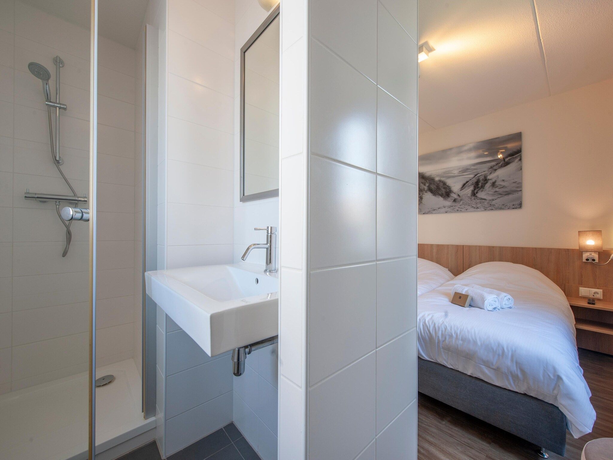 Een slaapkamer van Noordzee Résidence Cadzand-Bad 36 in Cadzand-Bad